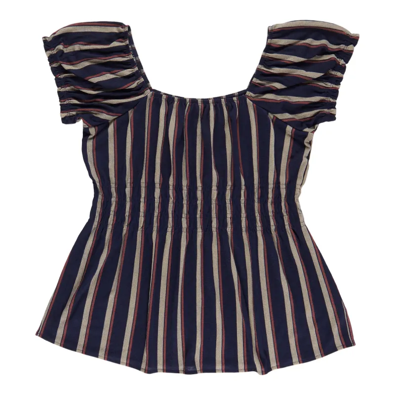 mySTYLE Women's Plus Printed Eyelet Top sold by Giant Tiger