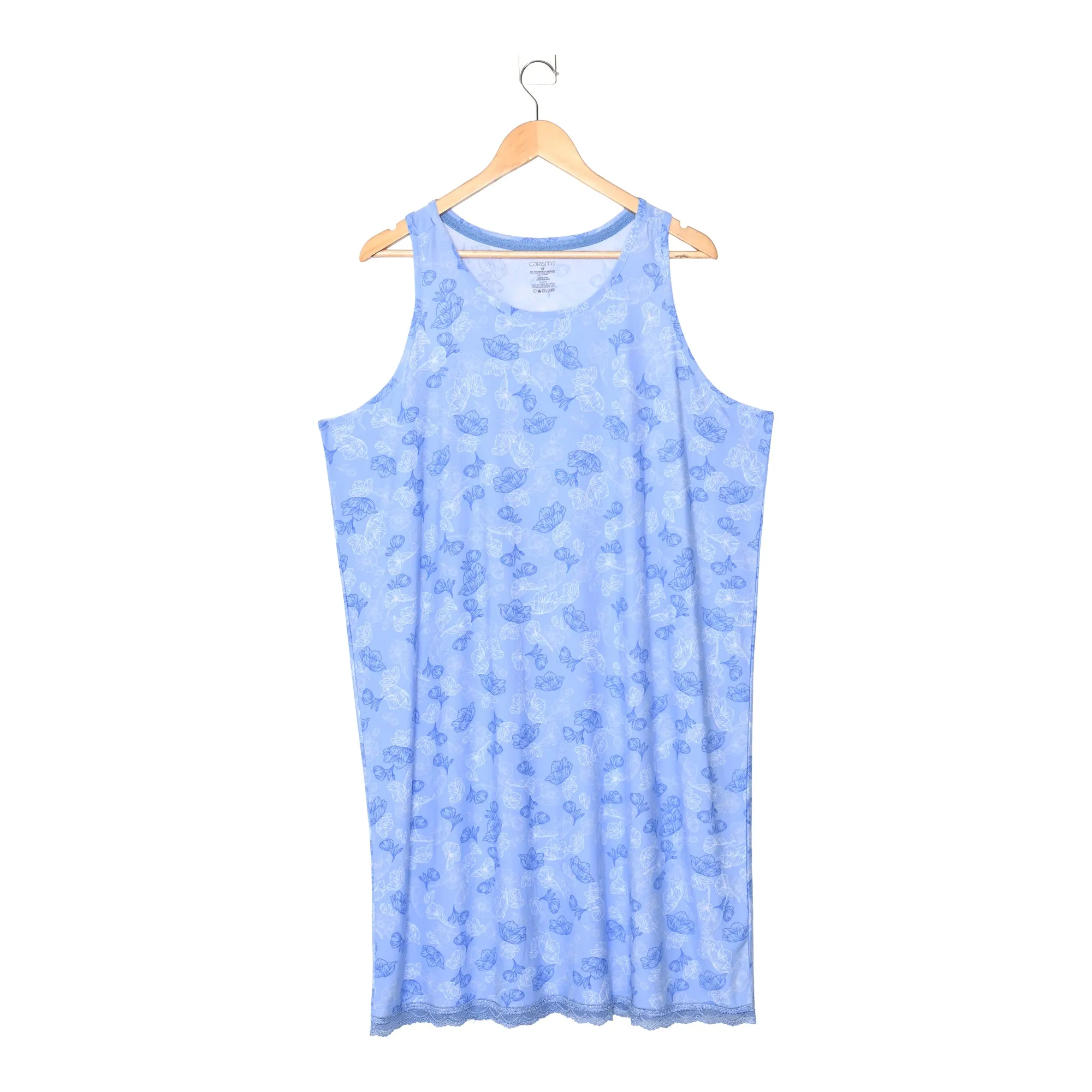 Carisma Women's Plus Simply Dreaming Peachy Sleepshirt with Lace Detailing sold by Giant Tiger