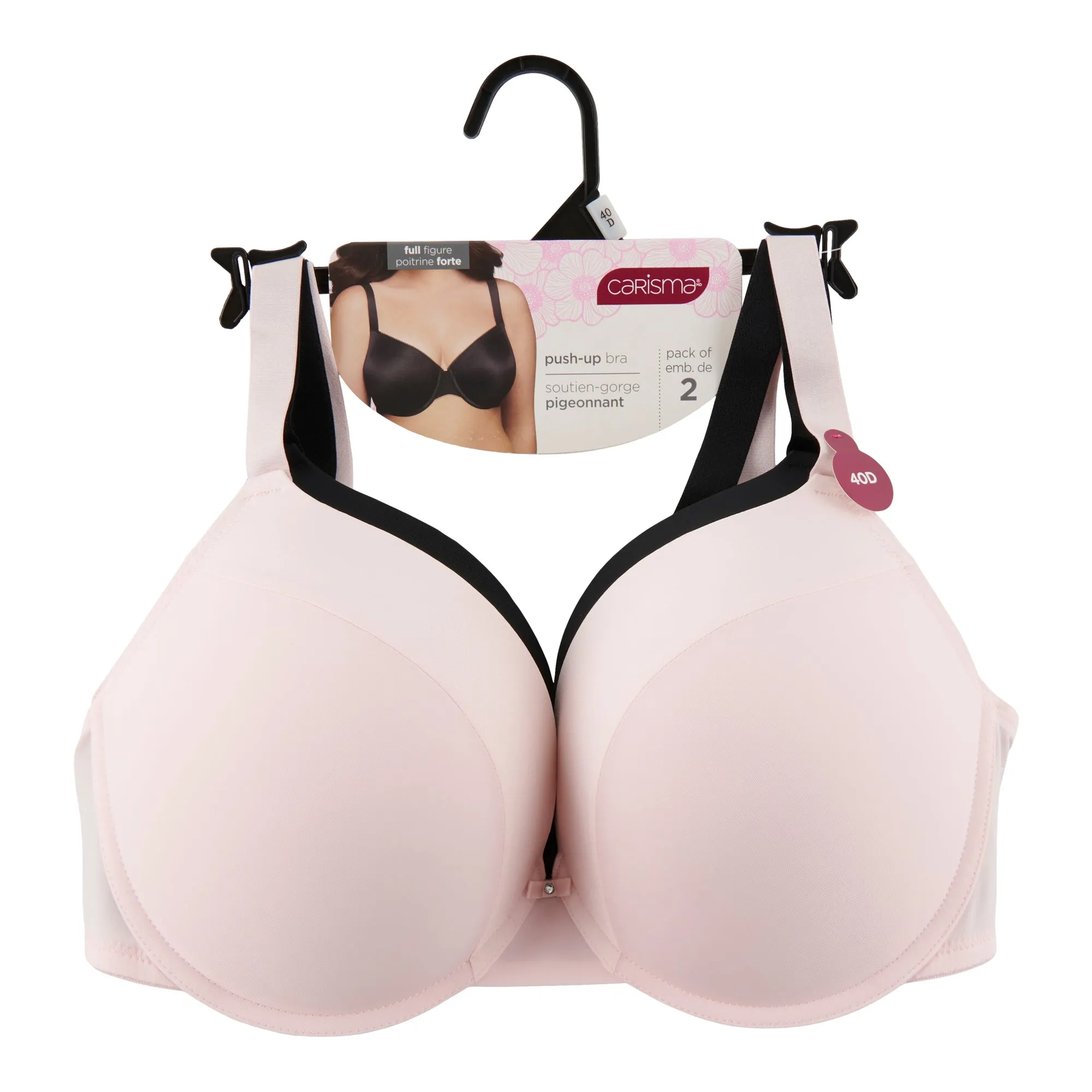 Carisma Women's Plus Push-Up Bras, 2-Pack sold by Giant Tiger product image thumbnail 2
