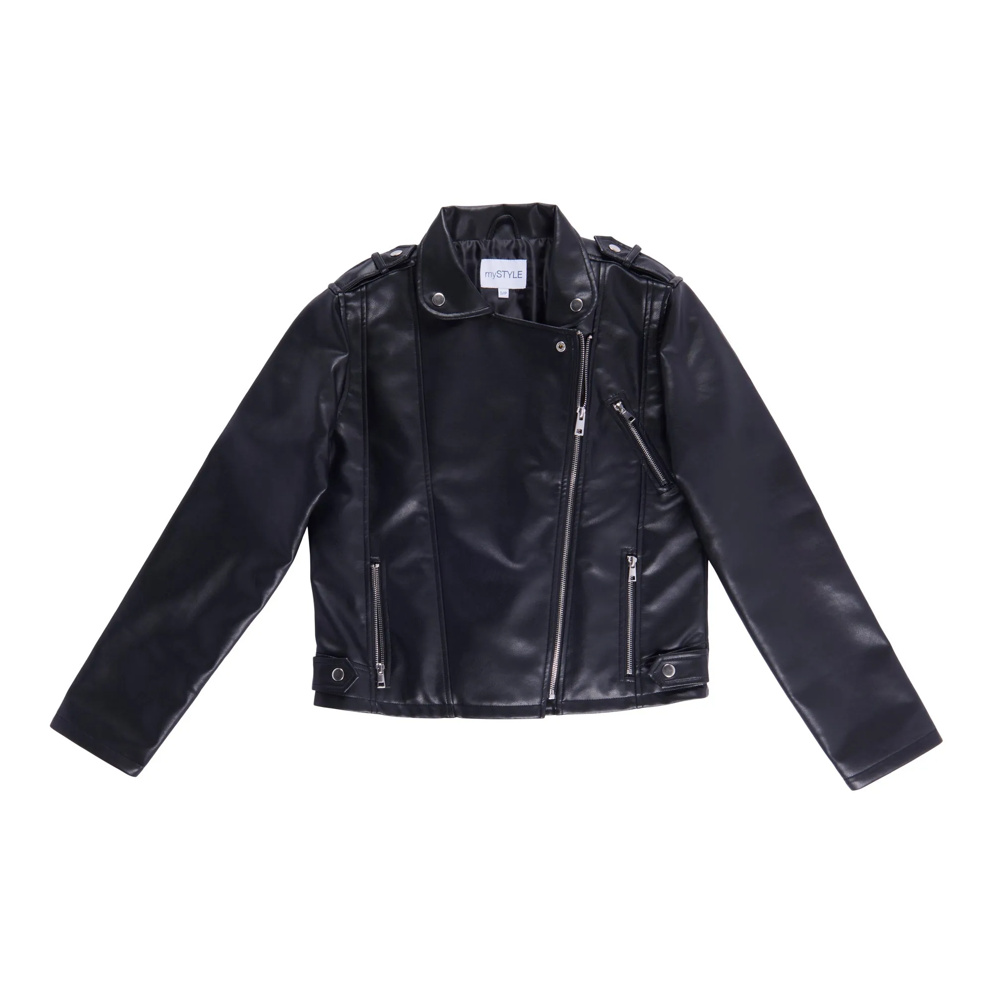 mySTYLE Women's Faux Leather Moto Jacket sold by Giant Tiger product image thumbnail 2