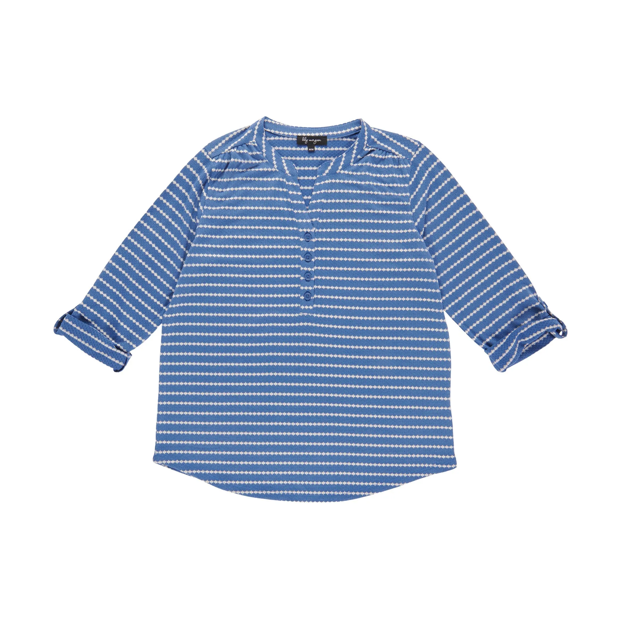 lily morgan Women's Striped V-Neck Blouse sold by Giant Tiger product image thumbnail 3