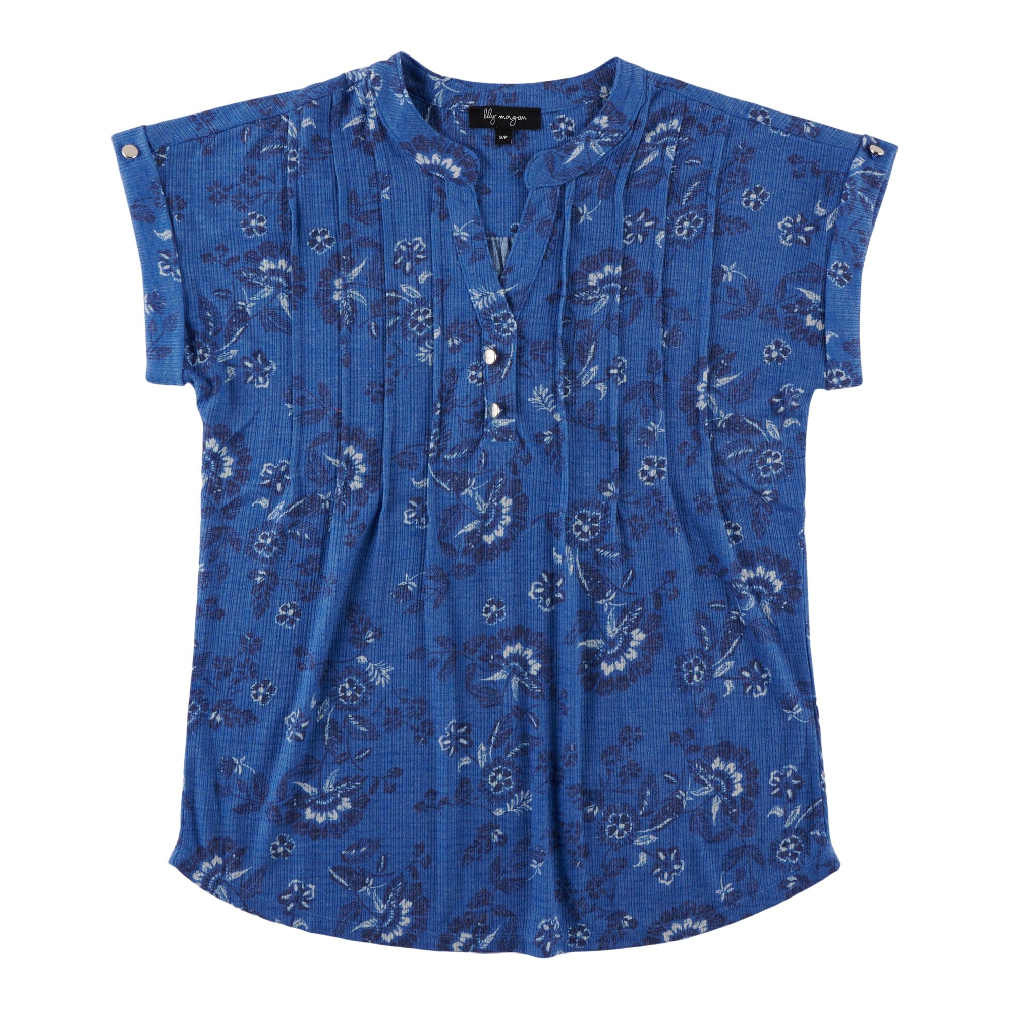 lily morgan Women's V-Neck Pintuck Detail Top sold by Giant Tiger product image thumbnail 2