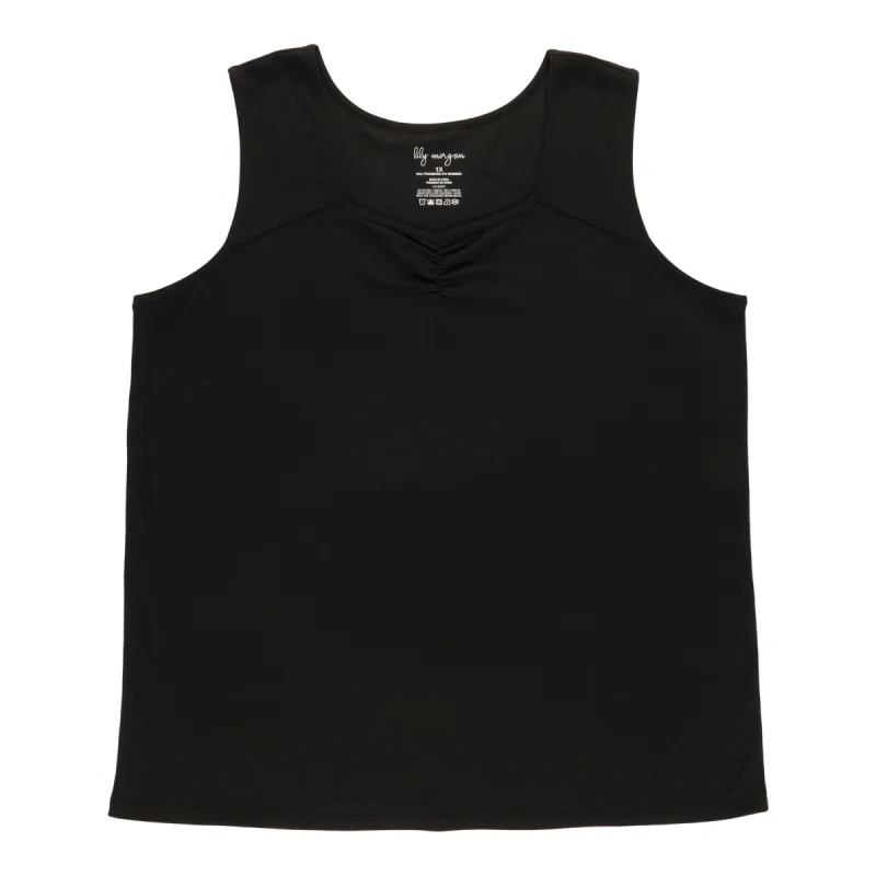 lily morgan Women's Plus Ribbed Tank Top sold by Giant Tiger
