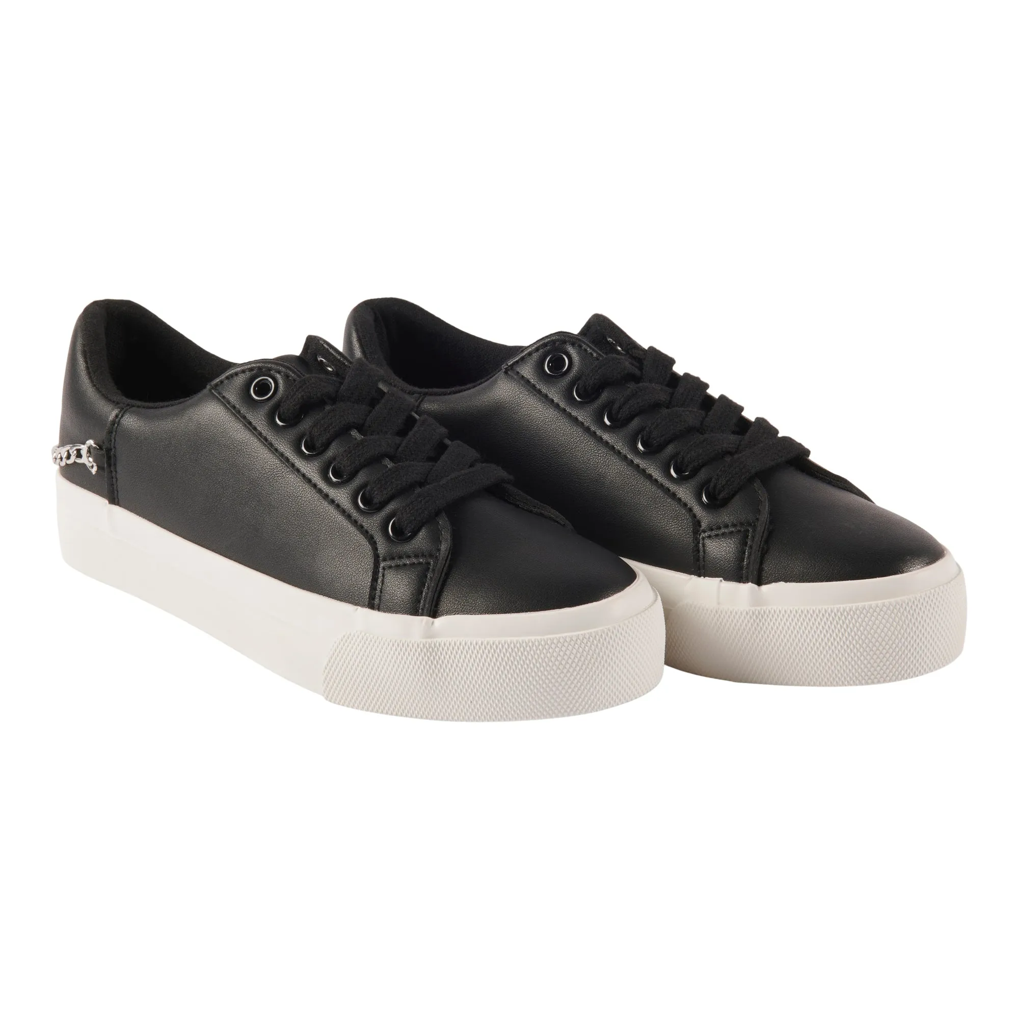 lily morgan Women's Chain Detail Lace-Up sold by Giant Tiger