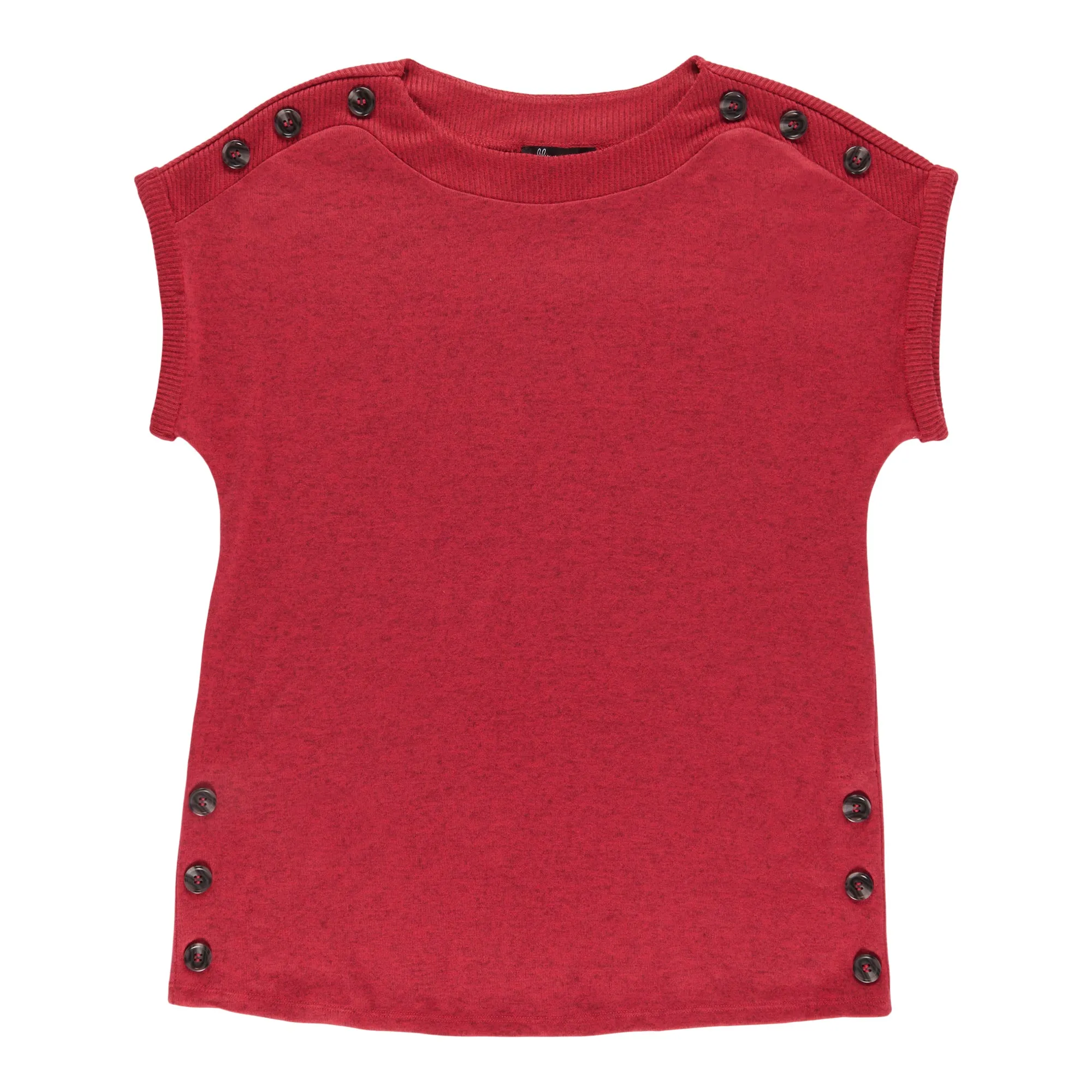 lily morgan Women's Crew Neck Button Detail Blouse sold by Giant Tiger product image thumbnail 3