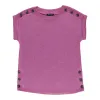 lily morgan Women's Crew Neck Button Detail Blouse sold by Giant Tiger
