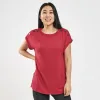 lily morgan Women's Crew Neck Button Detail Blouse sold by Giant Tiger
