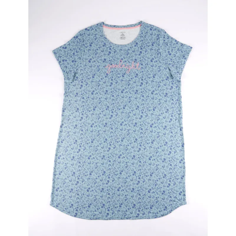 Carisma Women's Plus Perfect Dream Hacci All-Over Print Sleepshirt sold by Giant Tiger