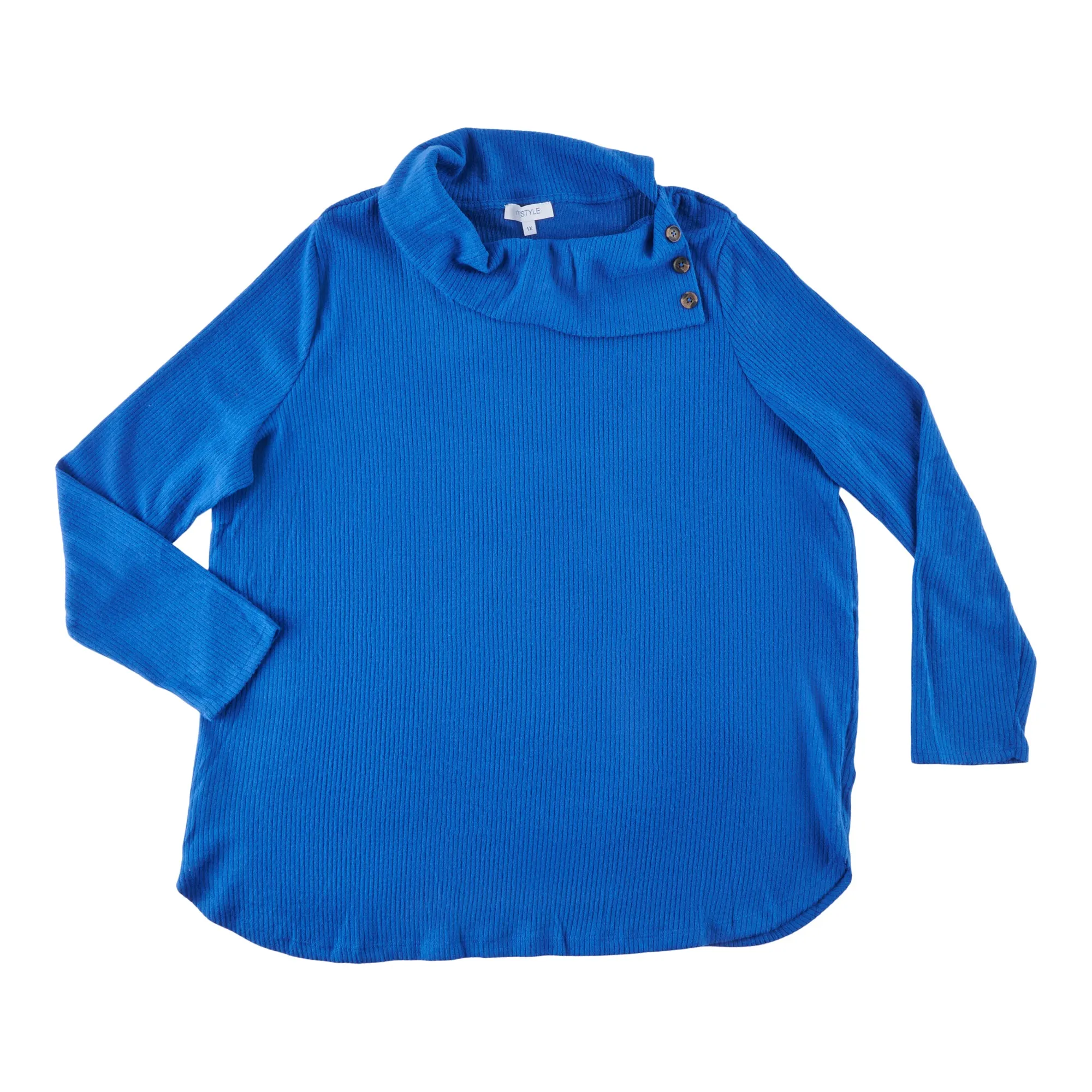 mySTYLE Women's Plus Cowl Neck Top with Button Detailing sold by Giant Tiger