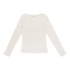 mySTYLE Women's V-Neck Ruched Long Sleeve Tee sold by Giant Tiger