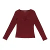 mySTYLE Women's V-Neck Ruched Long Sleeve Tee sold by Giant Tiger