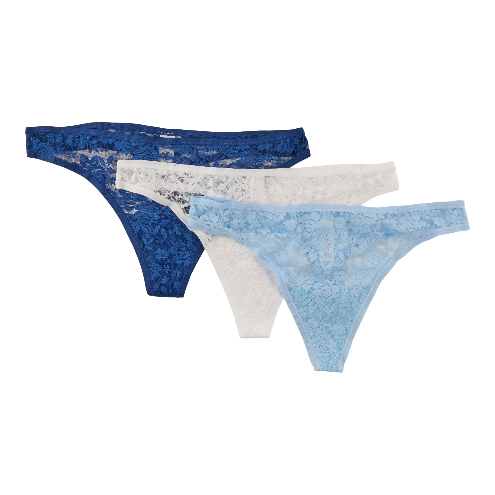 Carisma Women's Full Lace Thong, 3-Pack sold by Giant Tiger