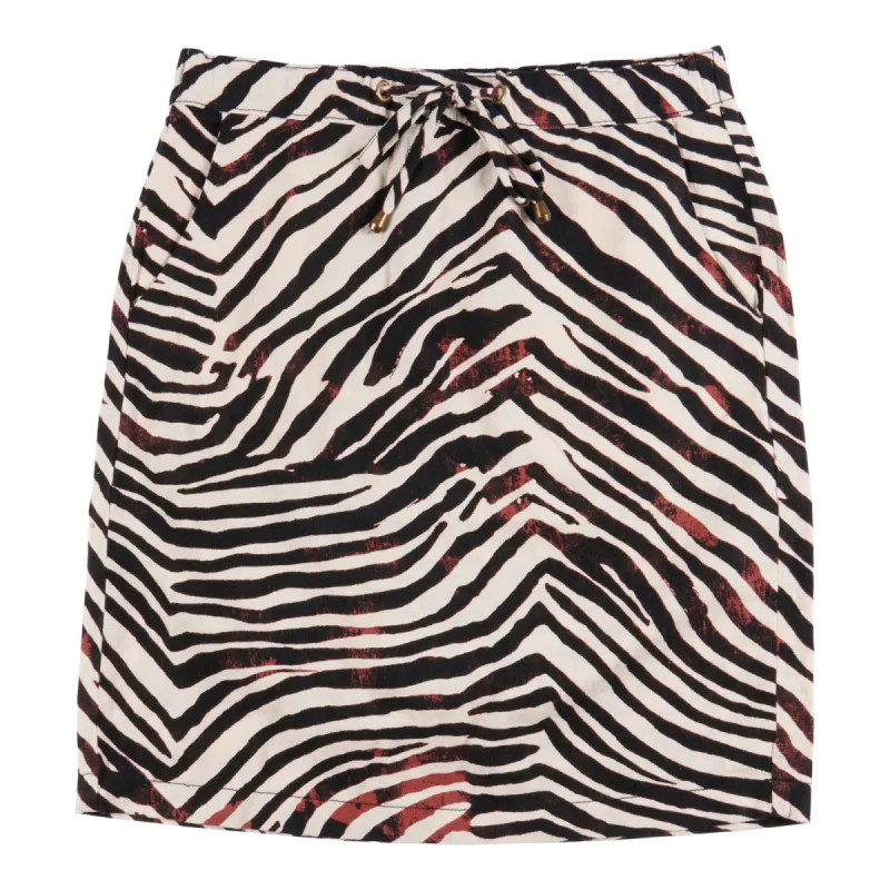 lily morgan Women's Mystic Printed Linen-Like Skirt sold by Giant Tiger