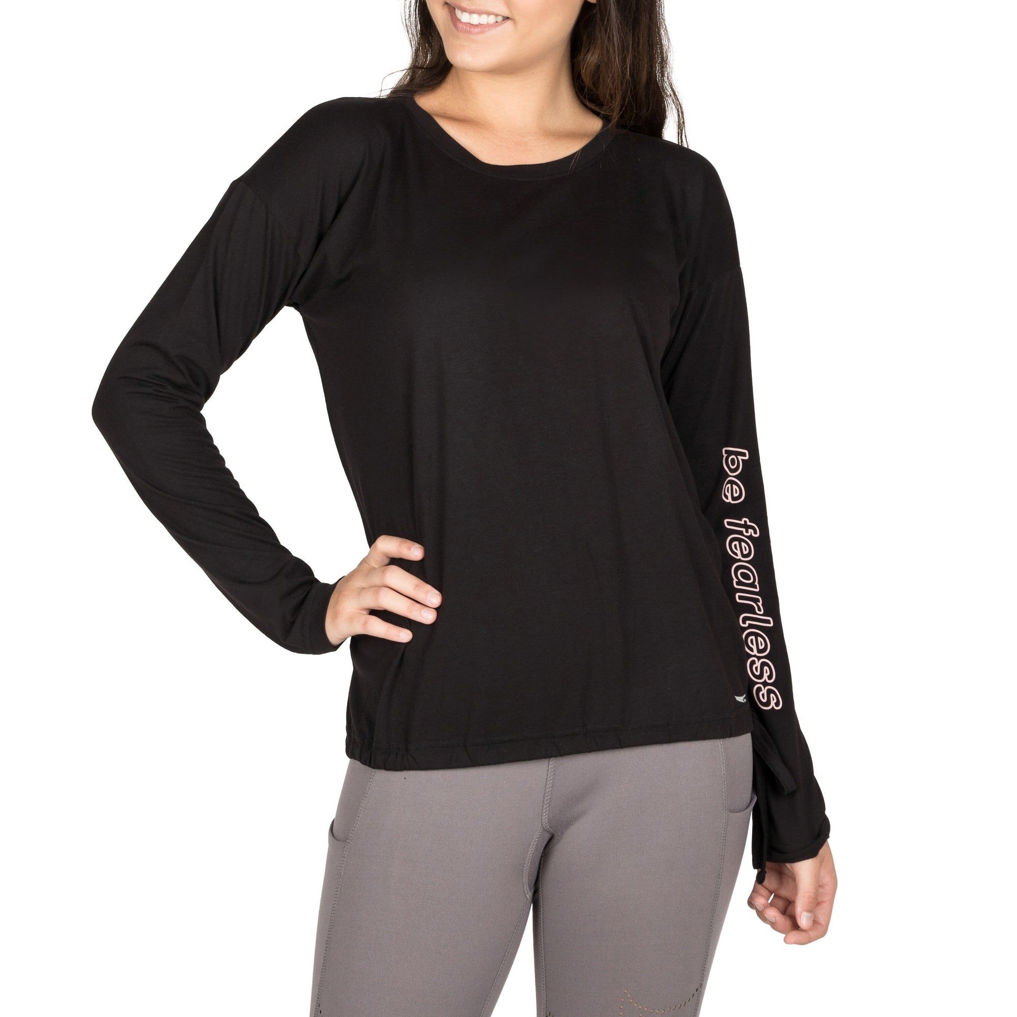 ACX Active Women's Long Sleeve Tee with Drawstring Hem - S-XL sold by Giant Tiger product image thumbnail 2
