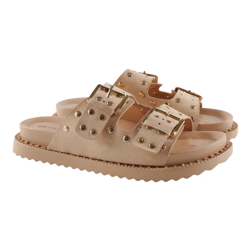 mySTYLE Women's Novelty Buckle Footbeds sold by Giant Tiger