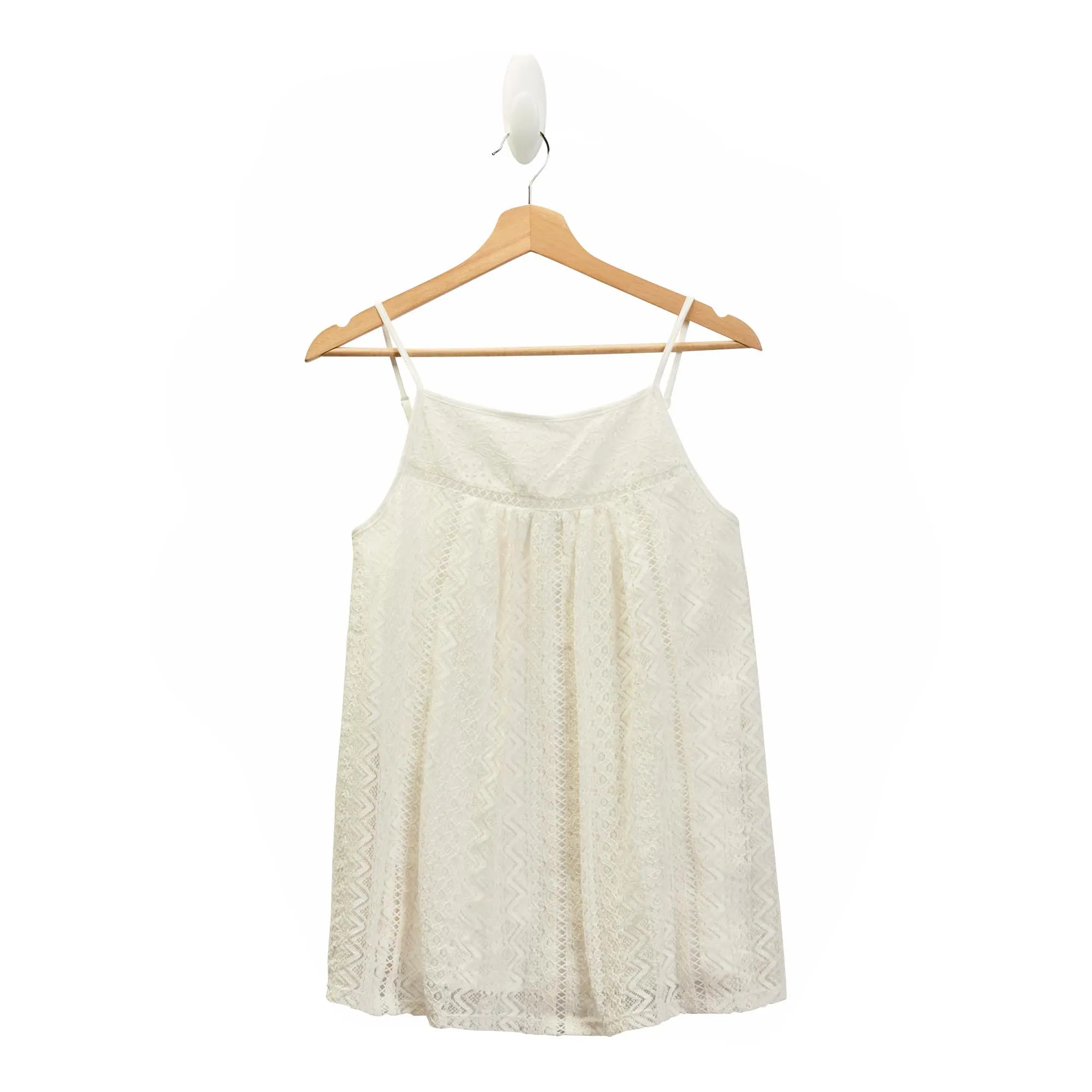 mySTYLE Women's Scoop Neck Lace Eyelet Cami with Spaghetti Straps sold by Giant Tiger product image thumbnail 2