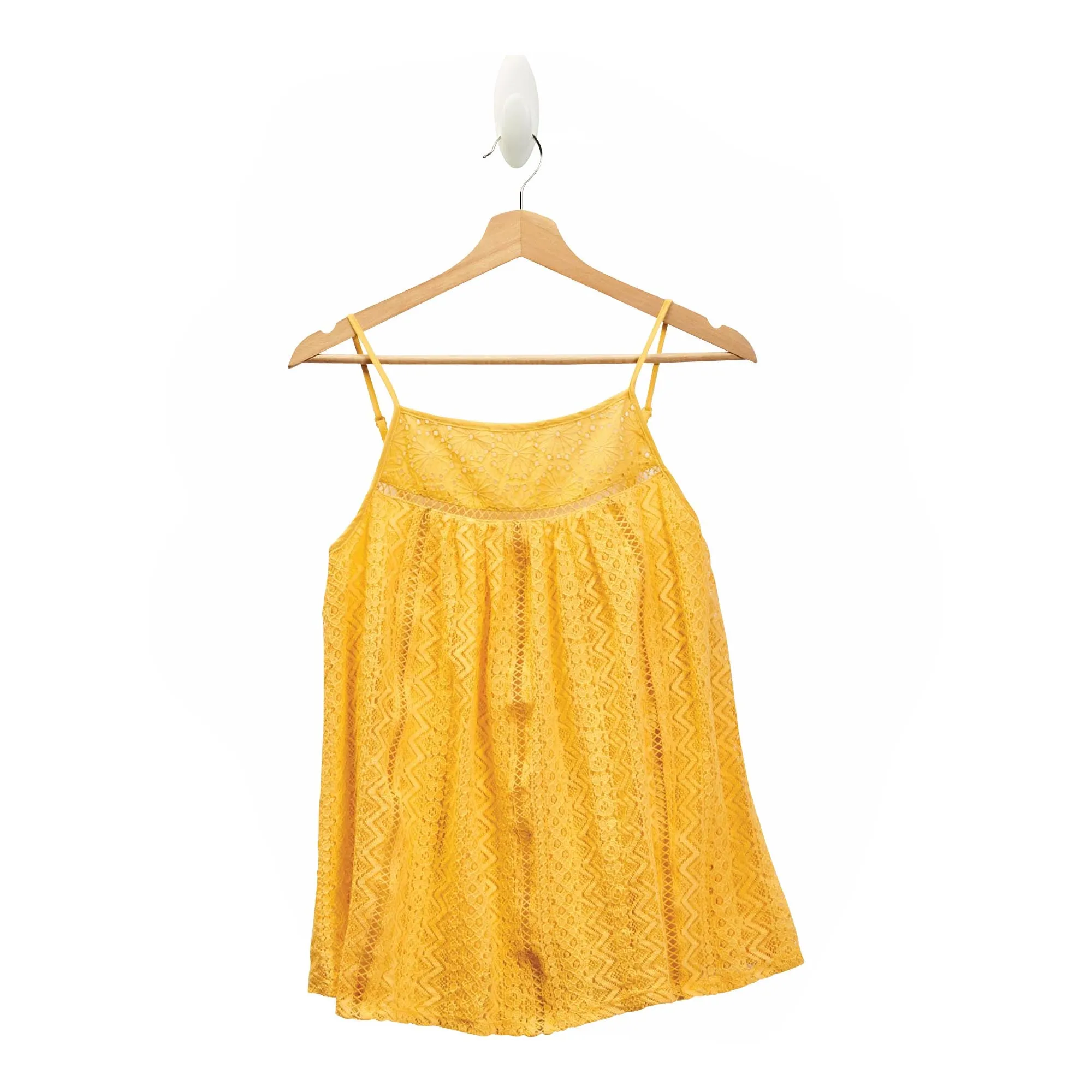 mySTYLE Women's Scoop Neck Lace Eyelet Cami with Spaghetti Straps sold by Giant Tiger product image thumbnail 3