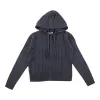 mySTYLE Women's Hooded Zip-Up Cable Sweater sold by Giant Tiger