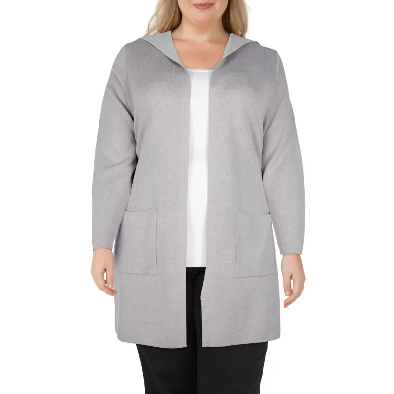 lily morgan Women's Plus Hooded Long-Sleeve Cardigan sold by Giant Tiger