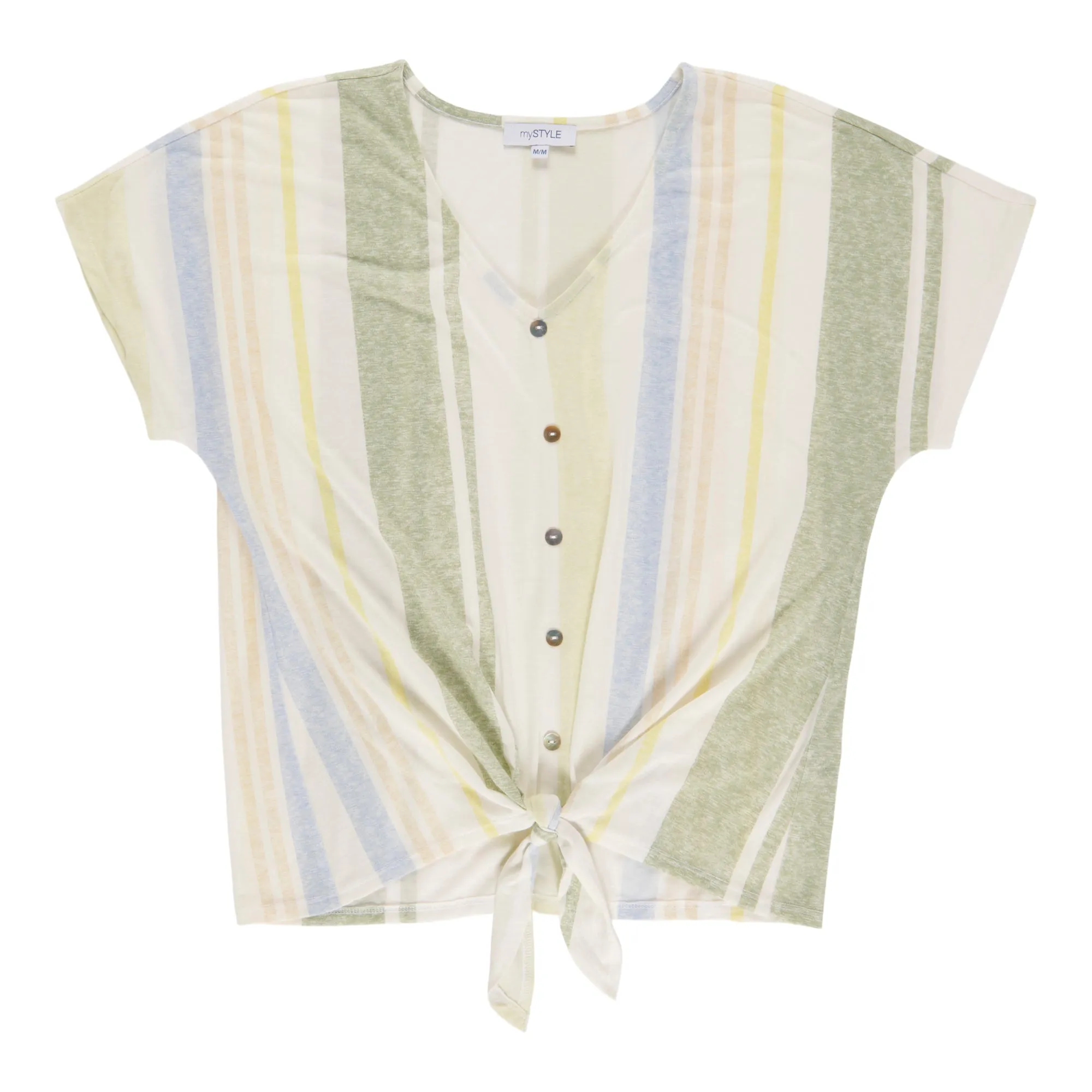 mySTYLE Women's Festival Striped Front Knot Top sold by Giant Tiger product image thumbnail 2