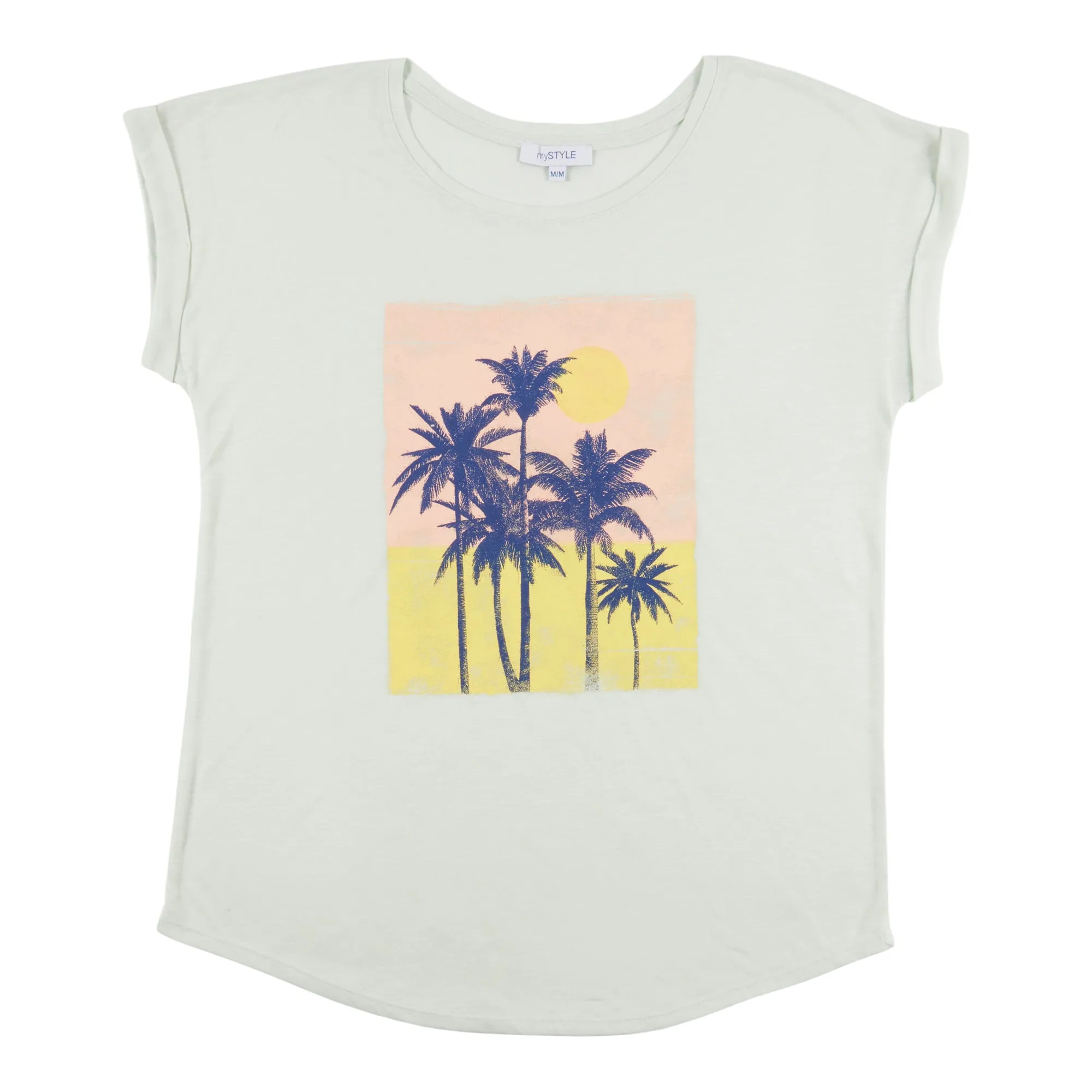 mySTYLE Women's Summer Sizzle Graphic Printed Roll Sleeve T-Shirt sold by Giant Tiger product image thumbnail 2