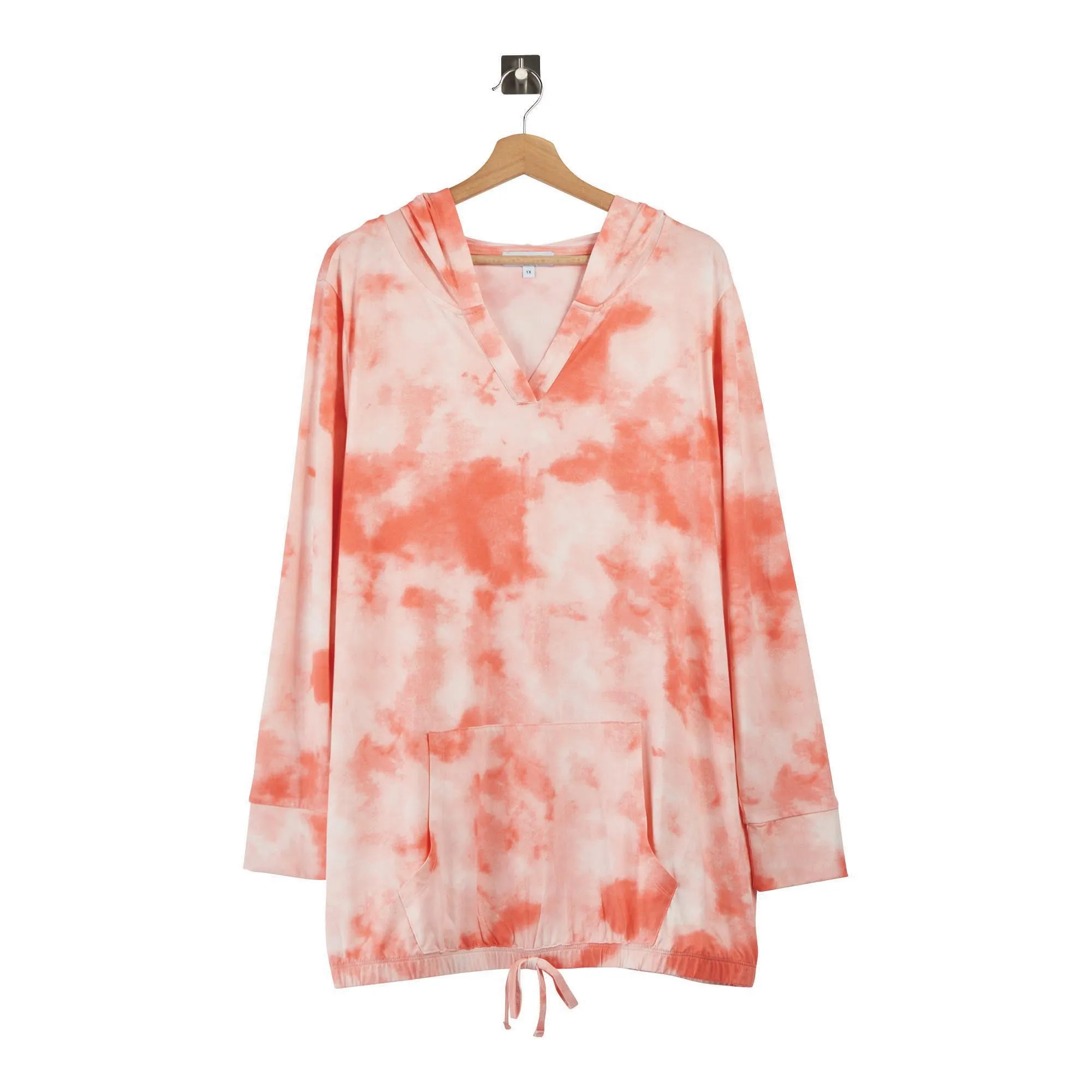 mySTYLE Women's Plus Hoodie with Tie Front sold by Giant Tiger product image thumbnail 3