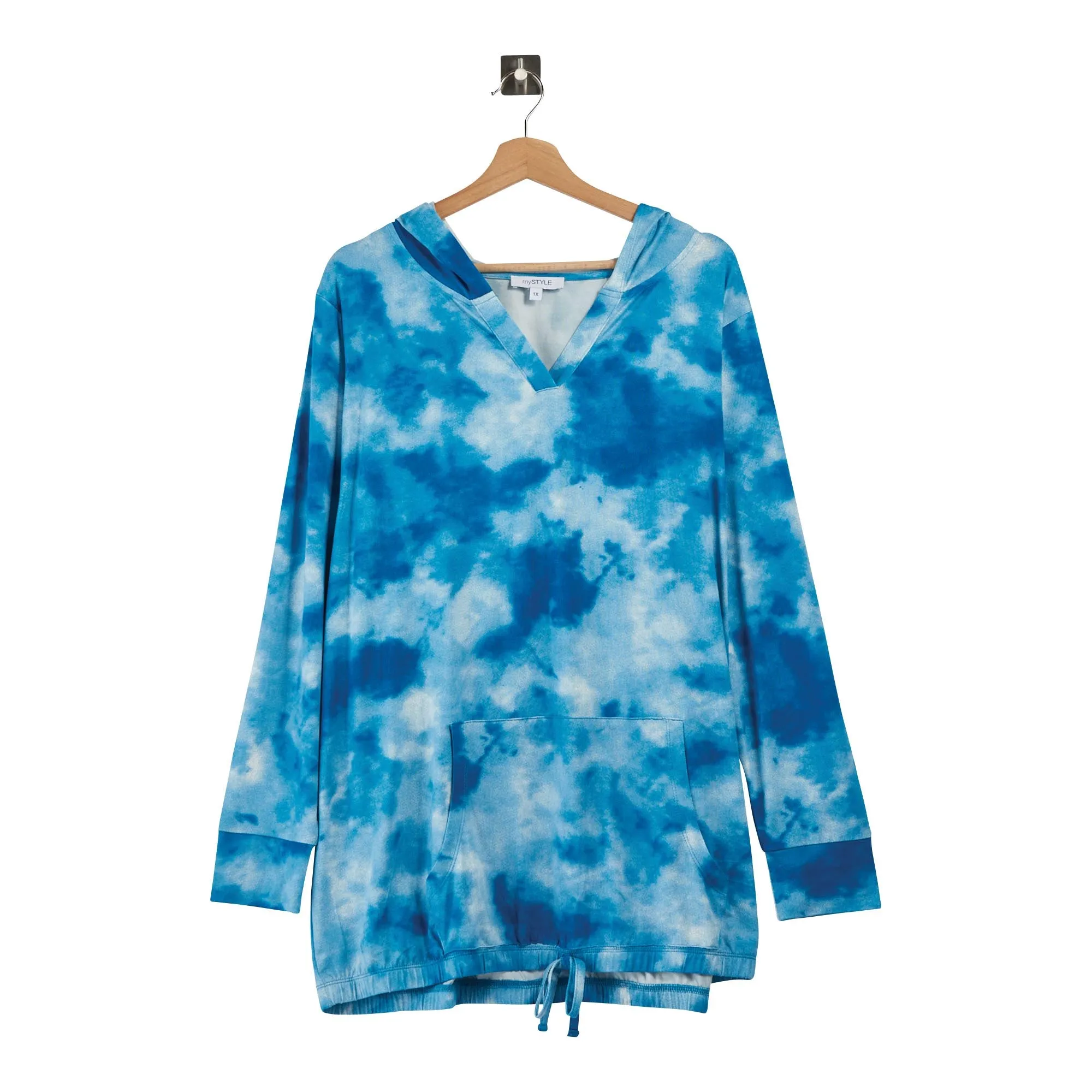 mySTYLE Women's Plus Hoodie with Tie Front sold by Giant Tiger product image thumbnail 2