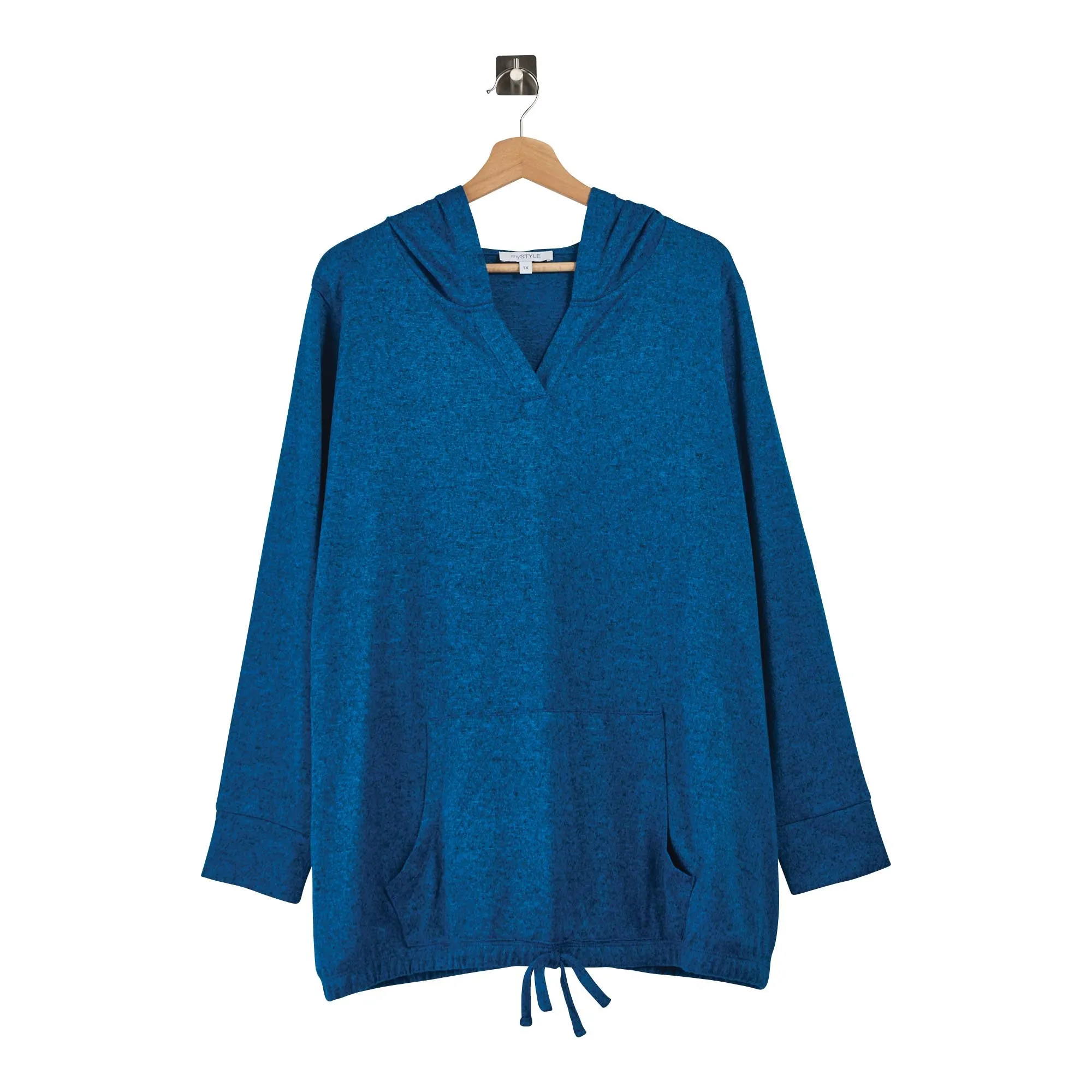 mySTYLE Women's Plus Hoodie with Tie Front sold by Giant Tiger