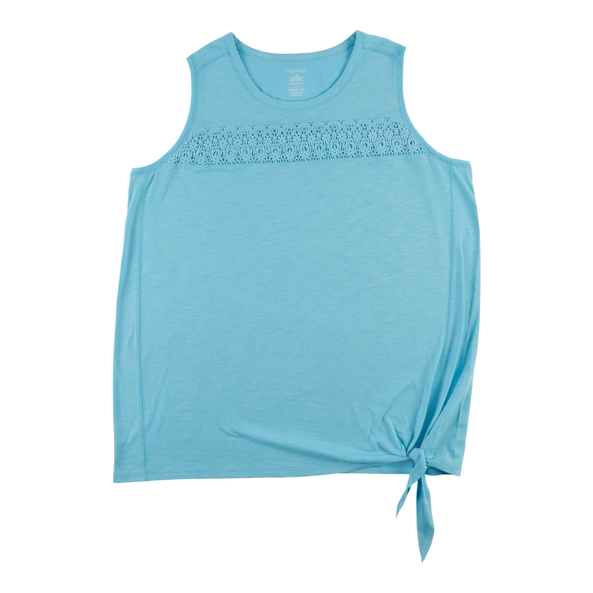 mySTYLE Women's Plus Cool Comfort Tank Top with Crochet Trim sold by Giant Tiger product image thumbnail 2