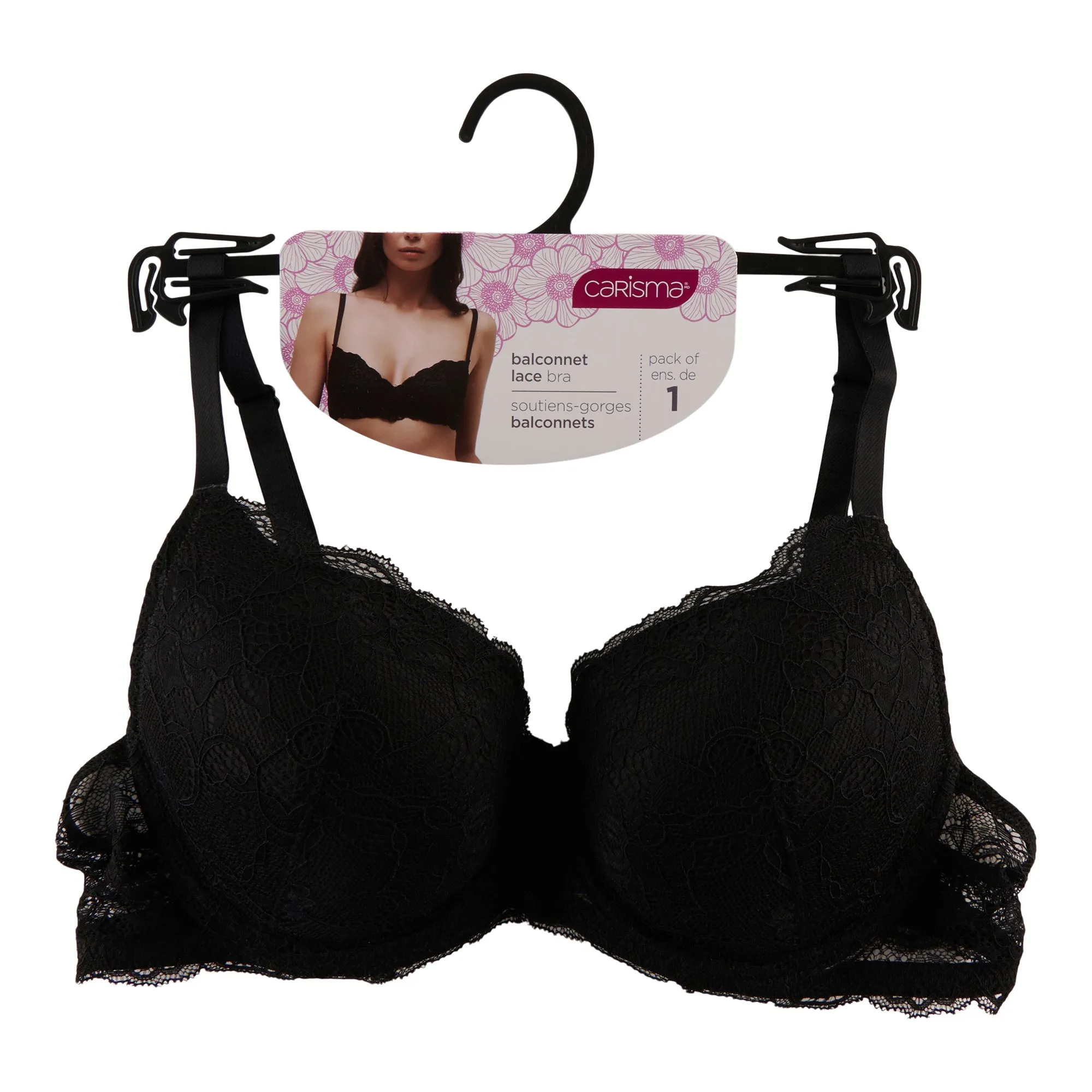 Carisma Women's Lace Bra sold by Giant Tiger
