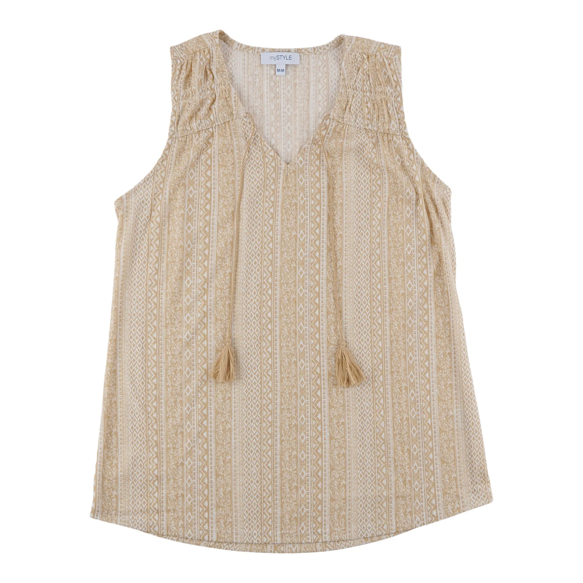 mySTYLE Women's Sleeveless Top with Tassles sold by Giant Tiger
