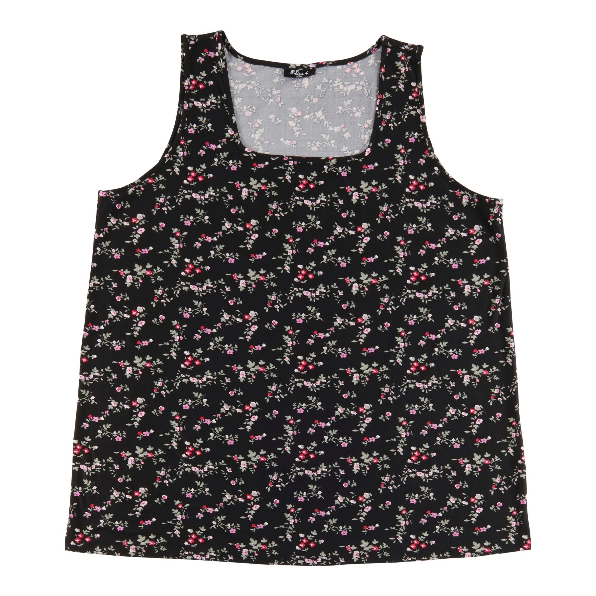 Women's Plus Square Neck Printed Tank Top sold by Giant Tiger