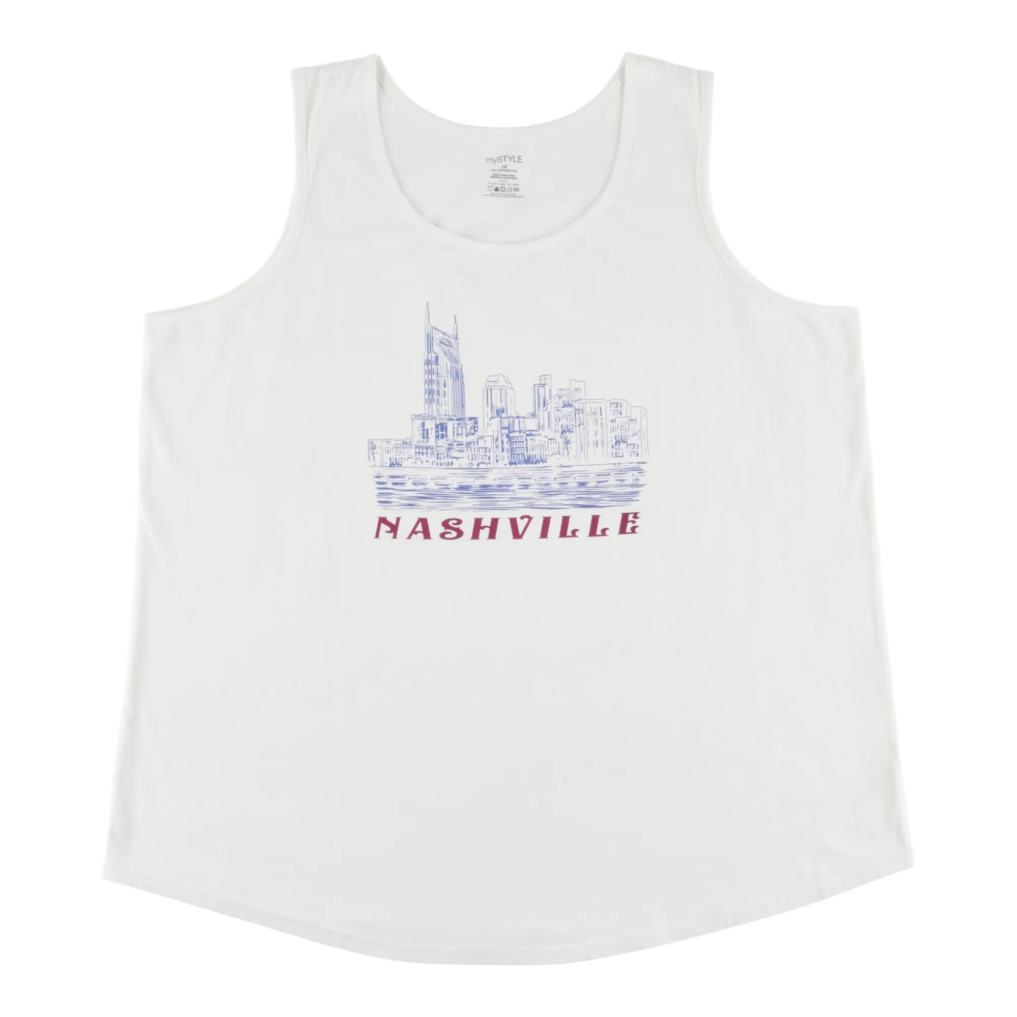 mySTYLE Women's Street Smart Screen Printed Tank Top sold by Giant Tiger product image thumbnail 3