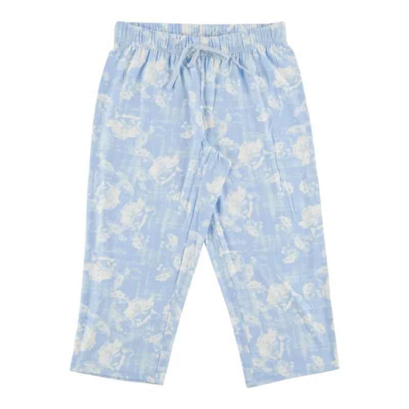 Carisma Women's Ocean Breeze Peachy All-Over print Capri PJ Pants sold by Giant Tiger