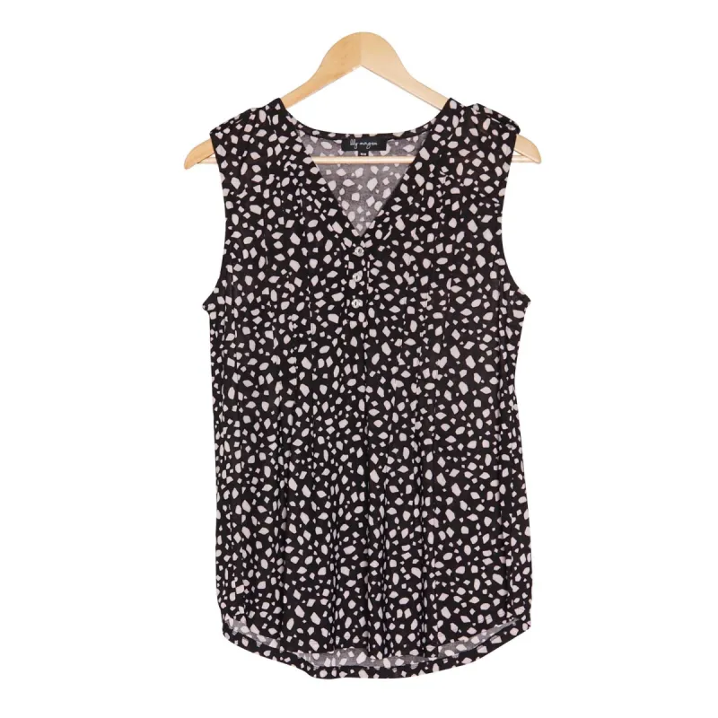 lily morgan Women's Modern Chic Printed Pintuck Cami sold by Giant Tiger