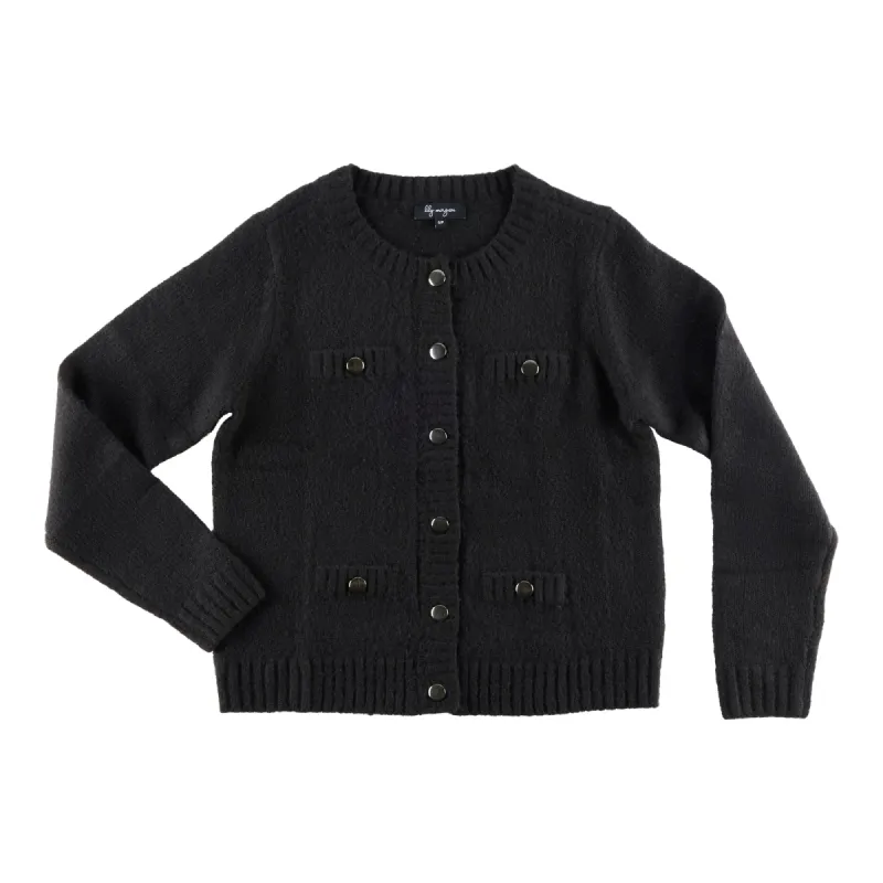 lily morgan Women's Plus Lurex Cardigan sold by Giant Tiger