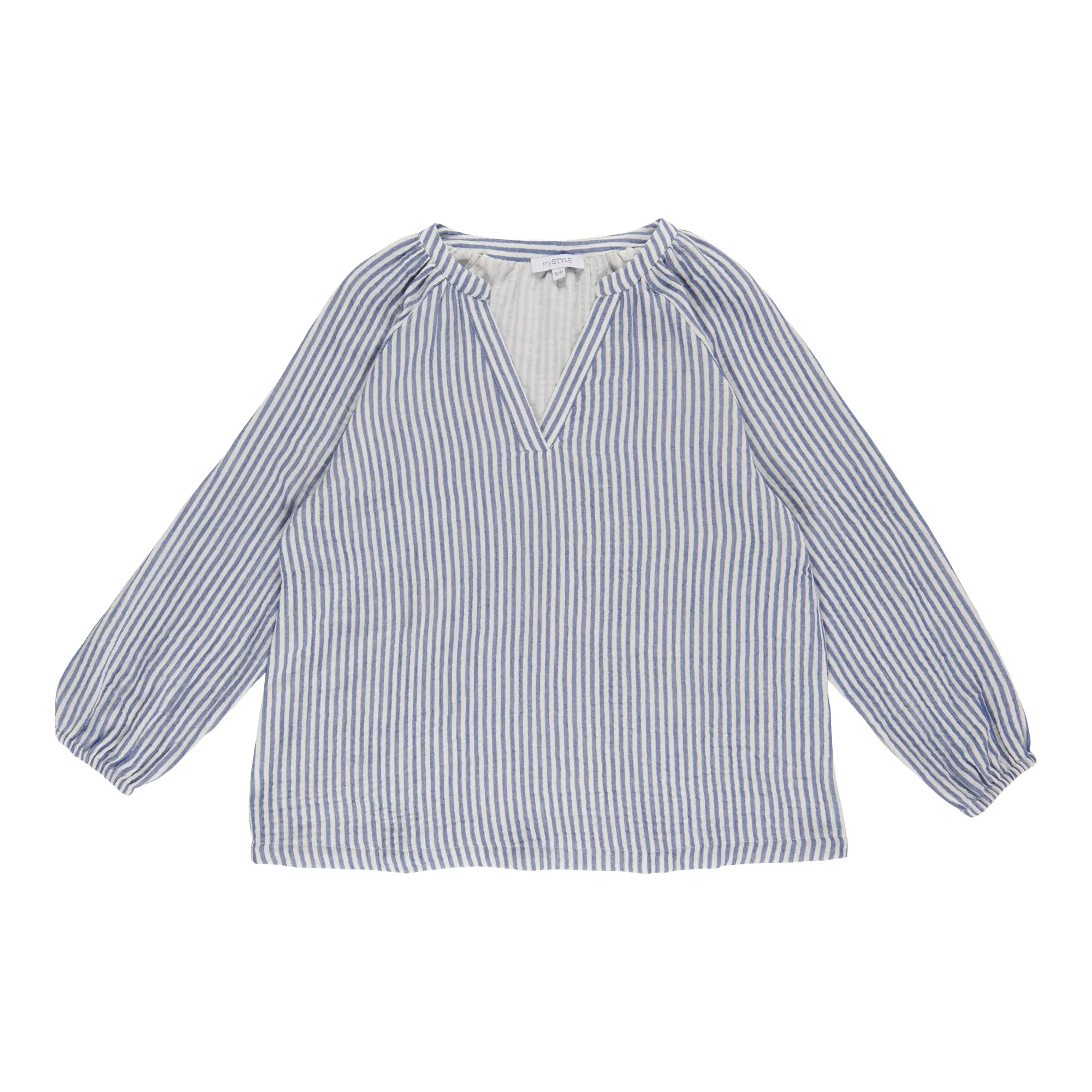 mySTYLE Women's V-Neck Crinkle Blouse sold by Giant Tiger product image thumbnail 2