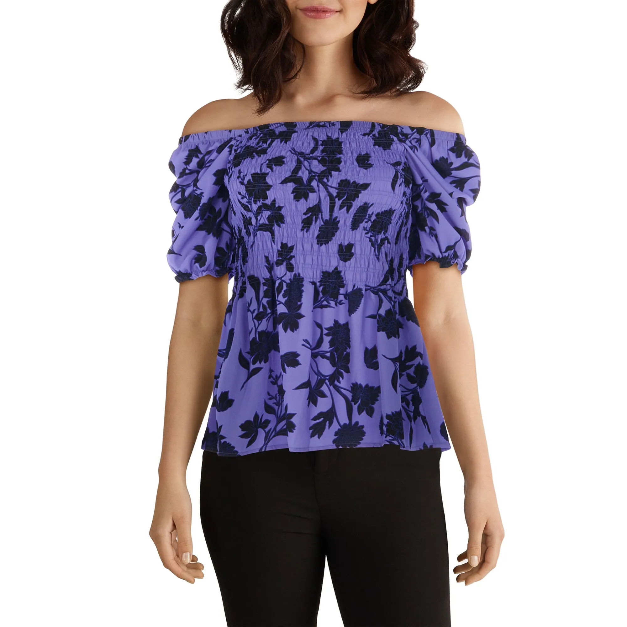 lily morgan Women's Smock Blouse sold by Giant Tiger product image thumbnail 3