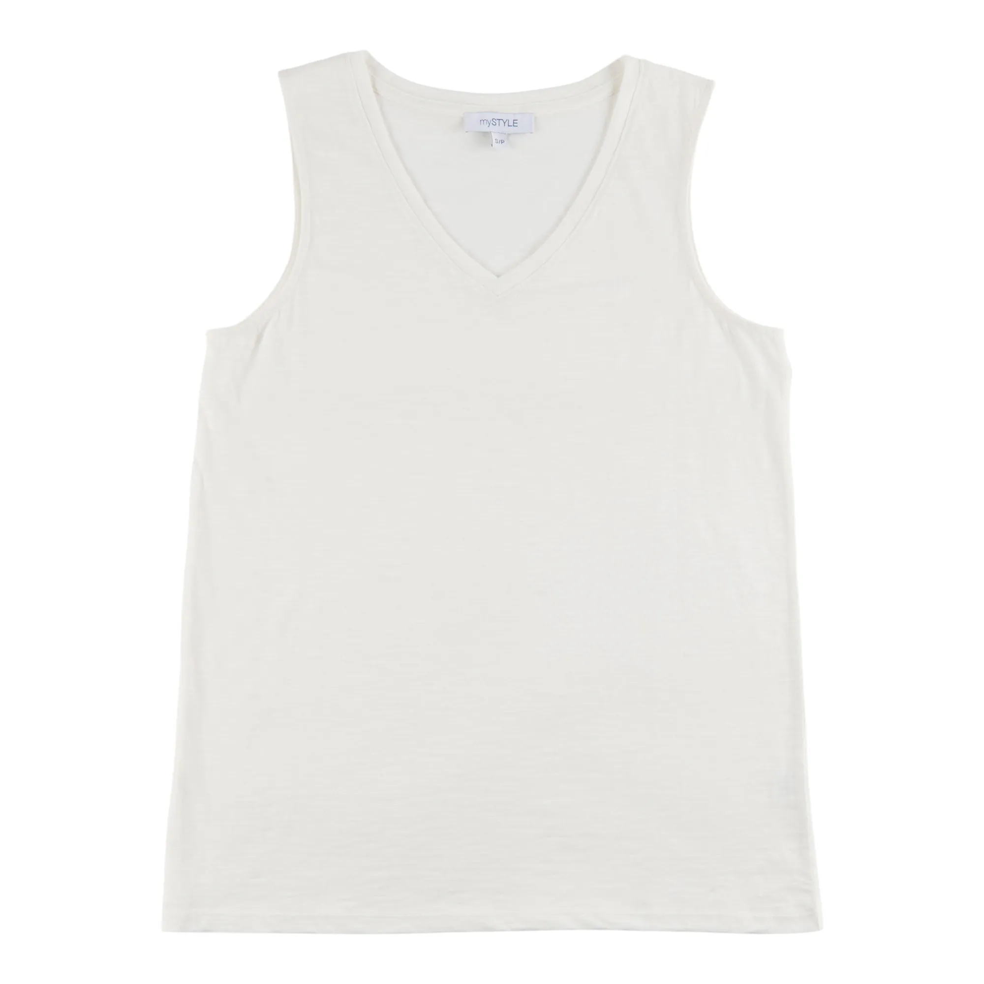 mySTYLE Women's Festival Solid Slub V-Neck Tank Top sold by Giant Tiger product image thumbnail 2