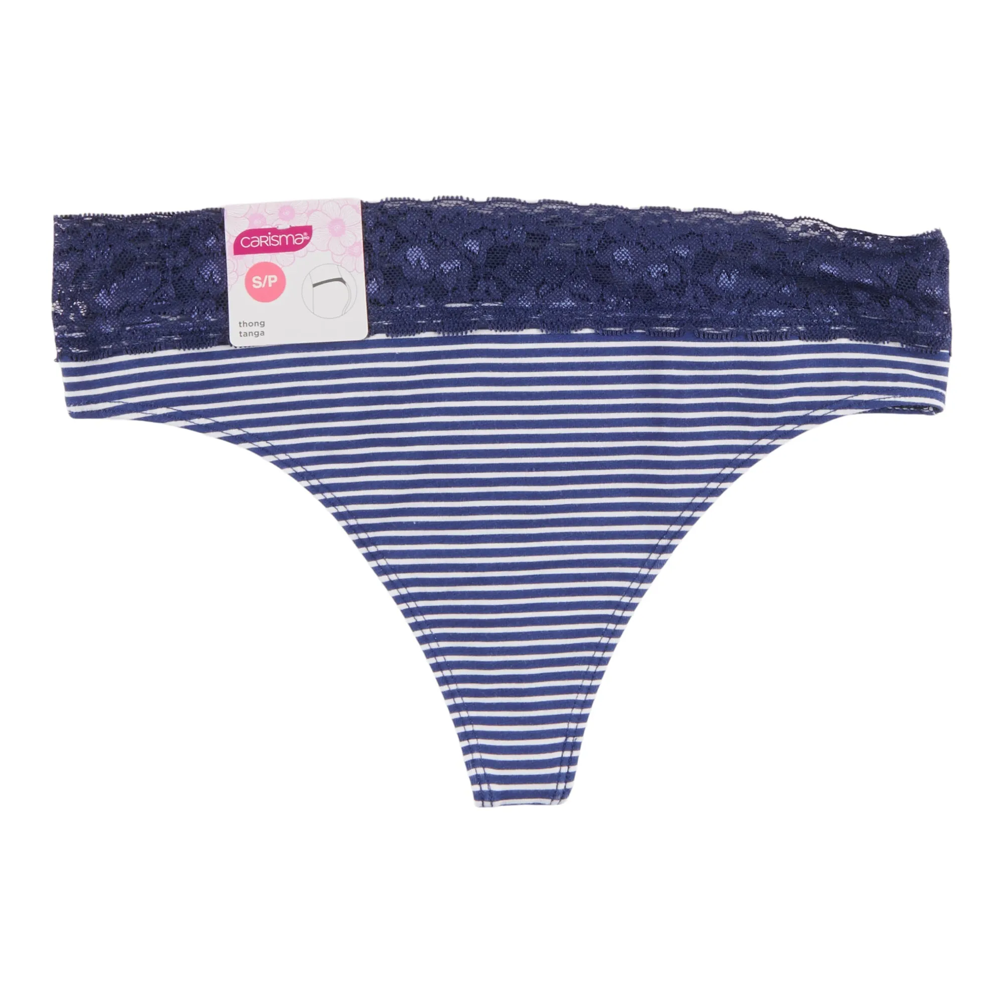 Carisma Women's Cotton Lace Thong Underwear sold by Giant Tiger