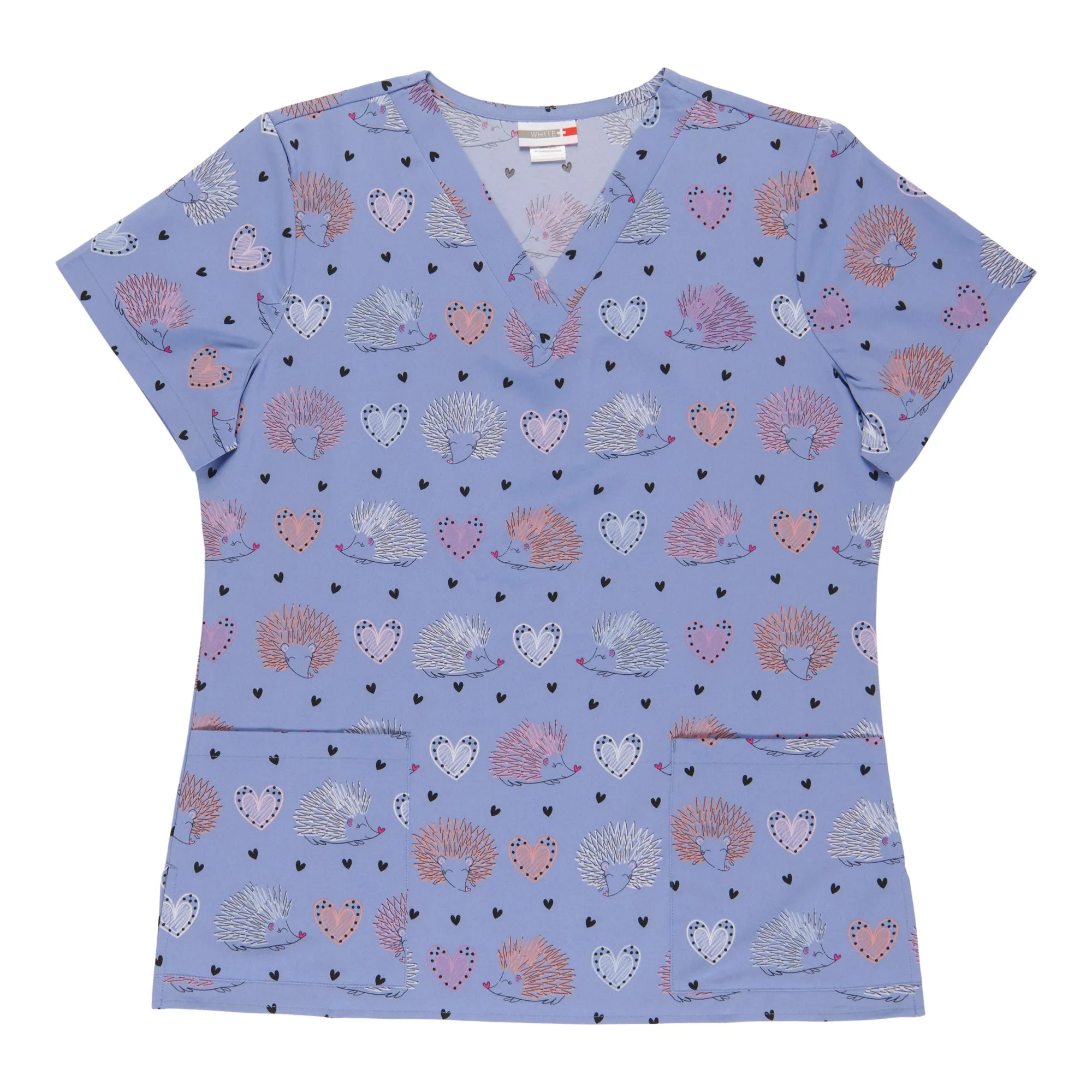 White Cross Women's Printed Scrub Top sold by Giant Tiger product image thumbnail 2