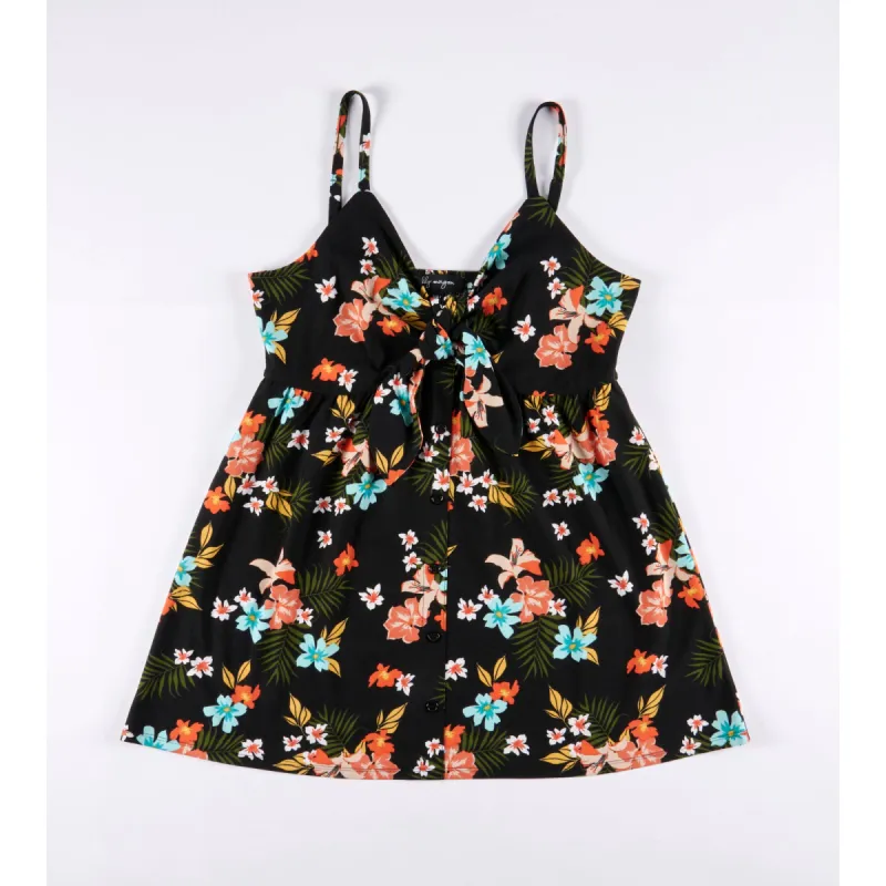 lily morgan Women's Tropical Tie Front Cami sold by Giant Tiger