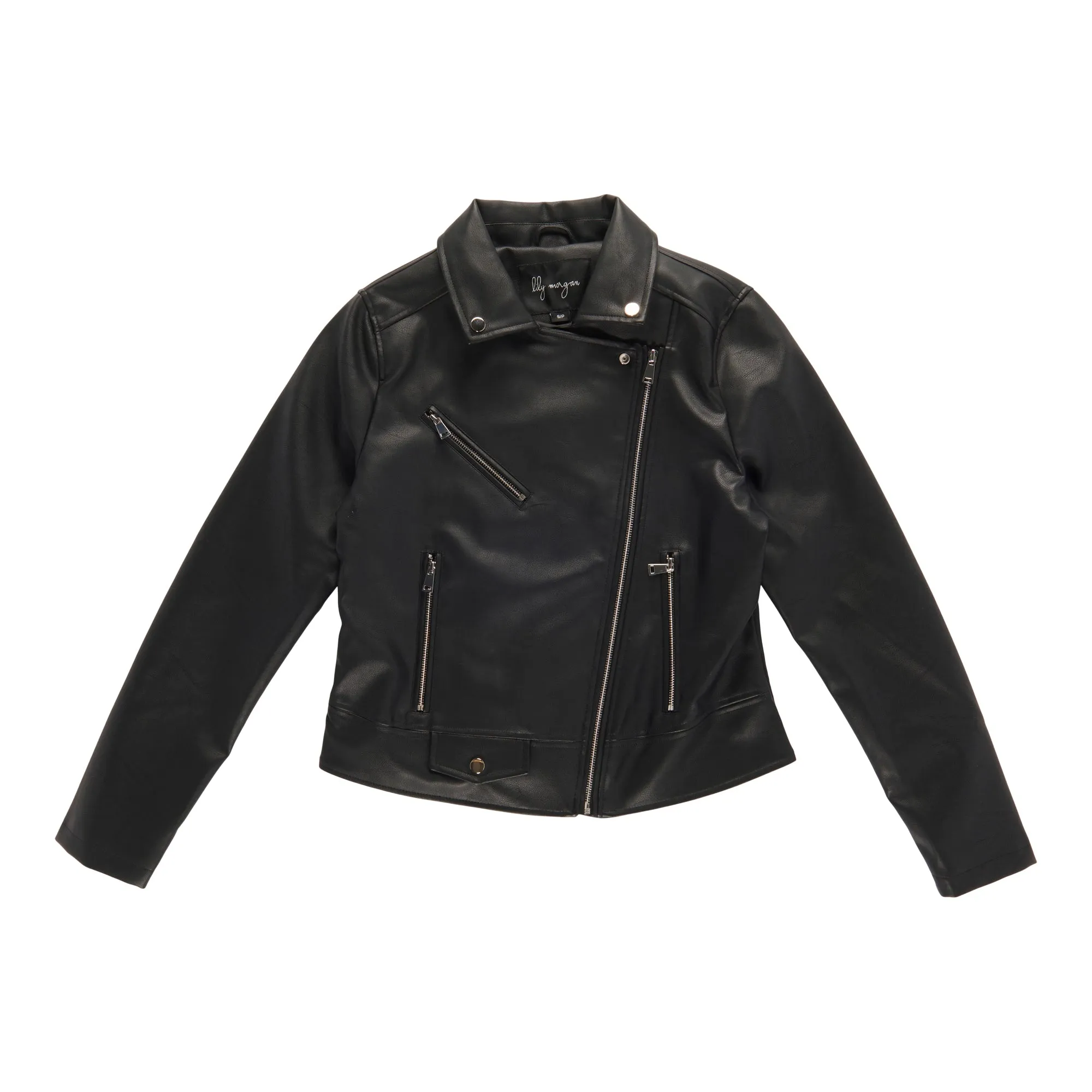 lily morgan Women's Faux Leather Moto Jacket sold by Giant Tiger
