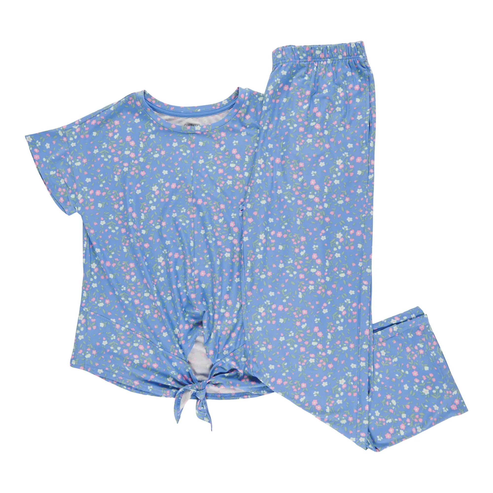 Carisma Women's Tie-Front PJ Set, 2-Piece sold by Giant Tiger