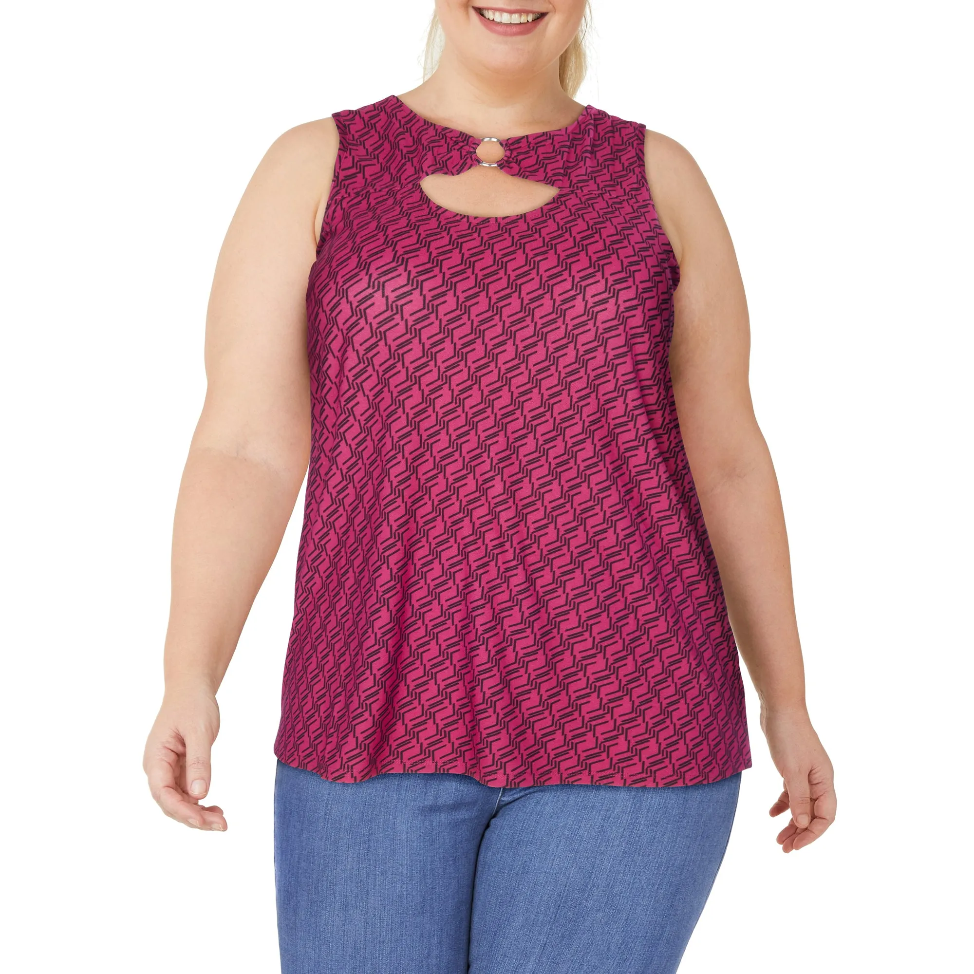 lily morgan Women's Plus Trendsetters Tunic Camisole sold by Giant Tiger