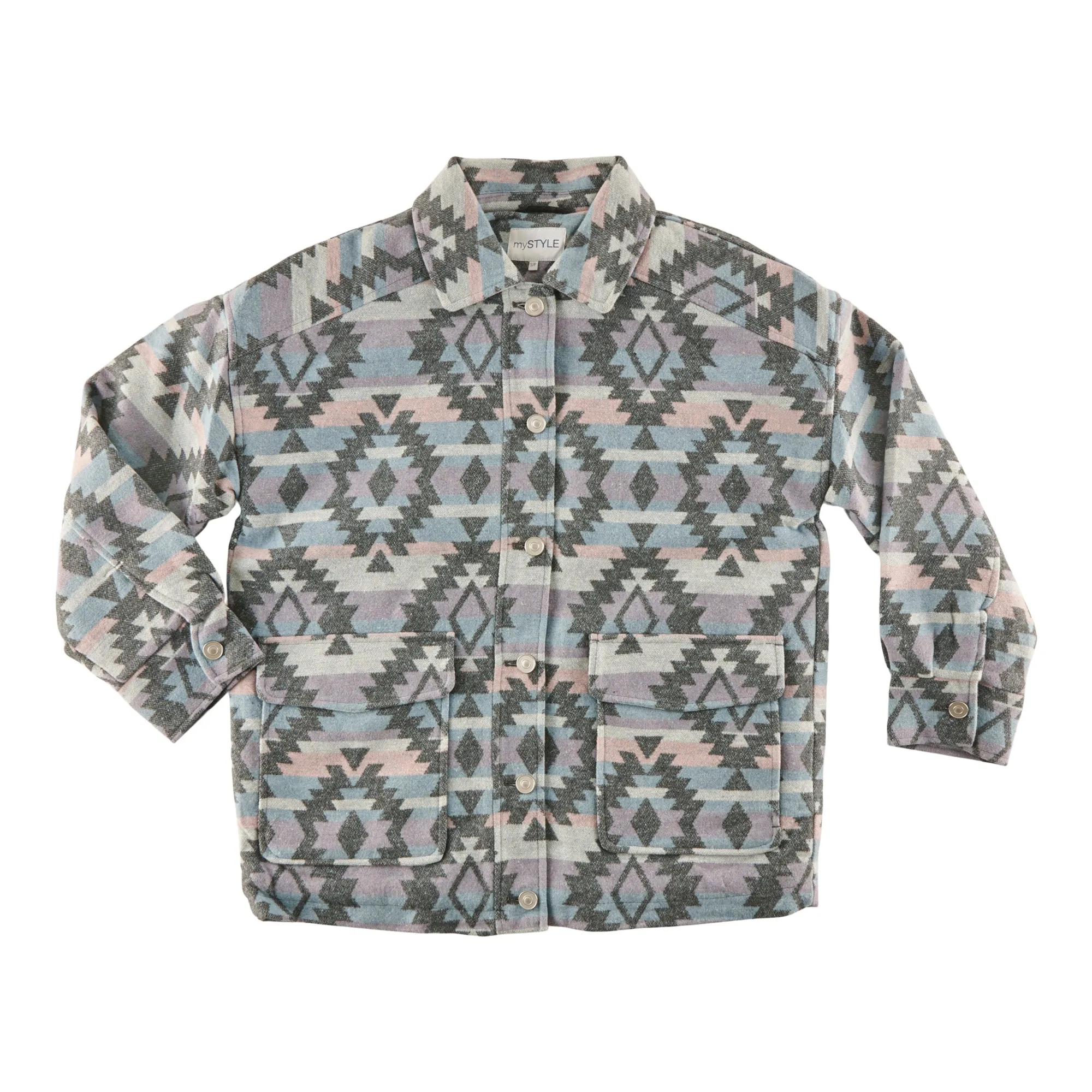 mySTYLE Women's Lined Barn Shacket sold by Giant Tiger