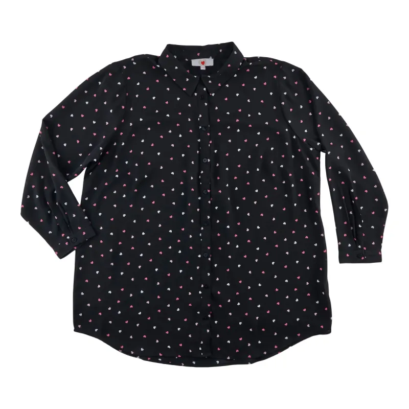 Valentine's Day Women's Plus Long Sleeve Shirt sold by Giant Tiger
