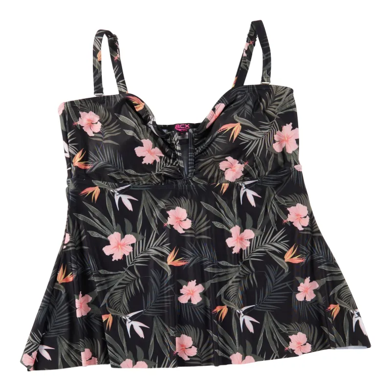 ACX Active Women's Plus Paradise Tankini sold by Giant Tiger