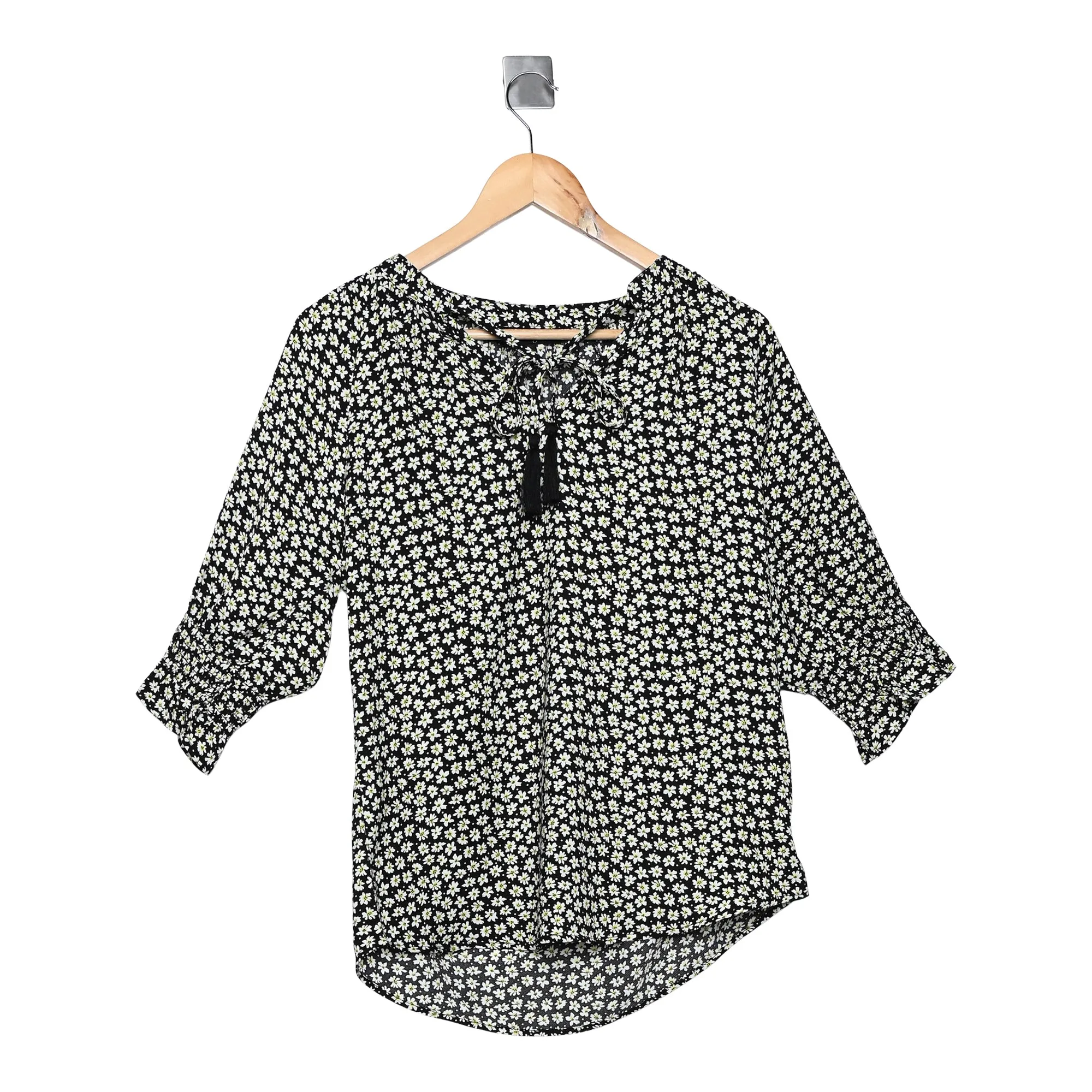 lily morgan Women's Printed Smocked Puff Sleeve Top sold by Giant Tiger product image thumbnail 2