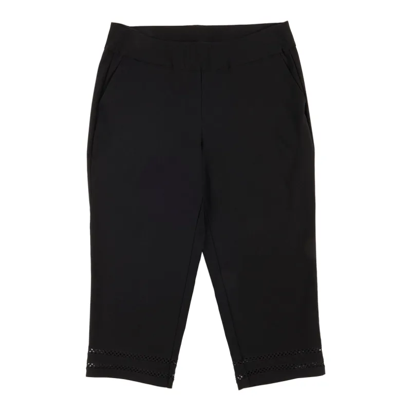Classic Editions Women's Petite Capri with Crochet Detail sold by Giant Tiger